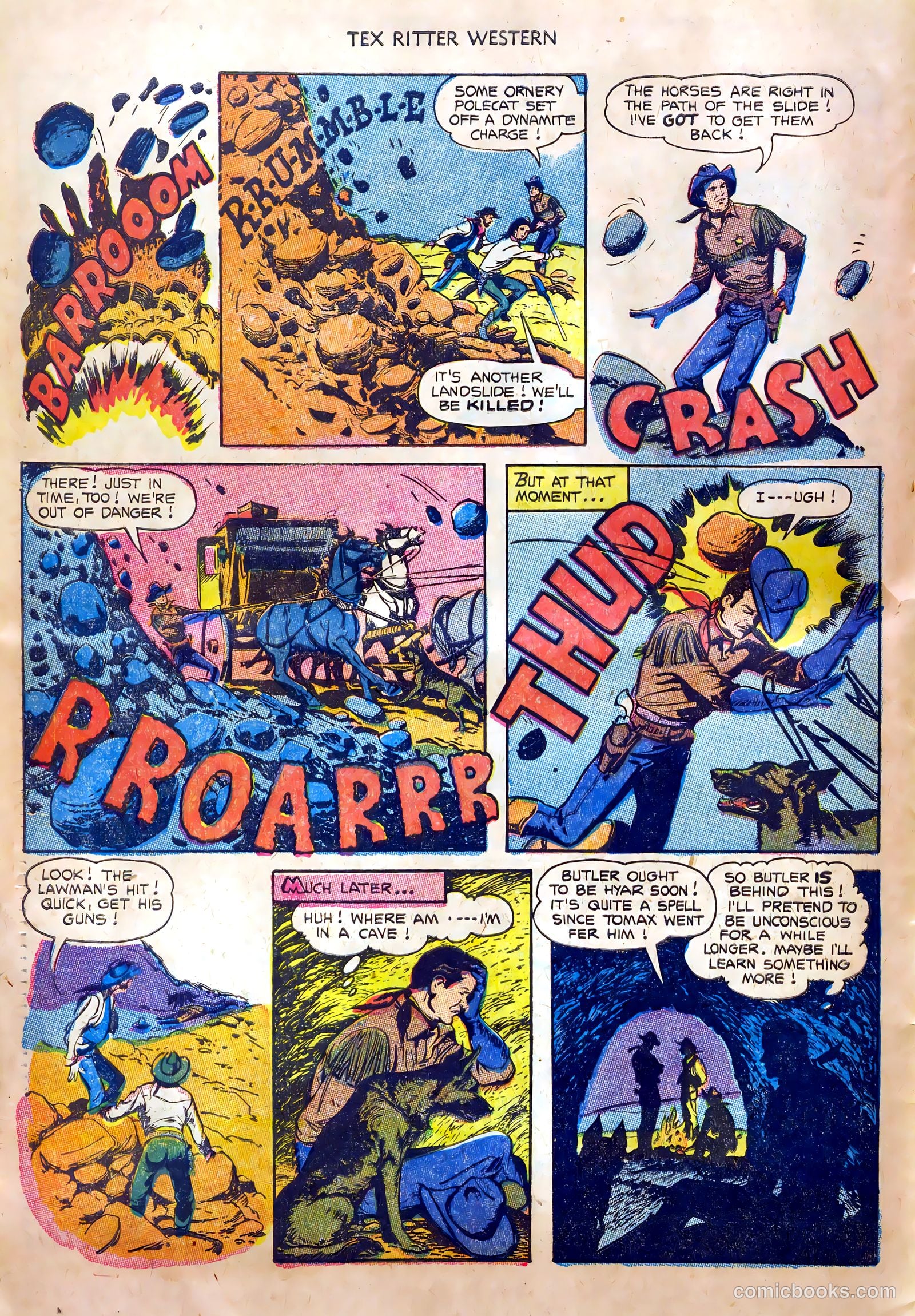 Tex Ritter Western #20 (1954) — page 10 of 36