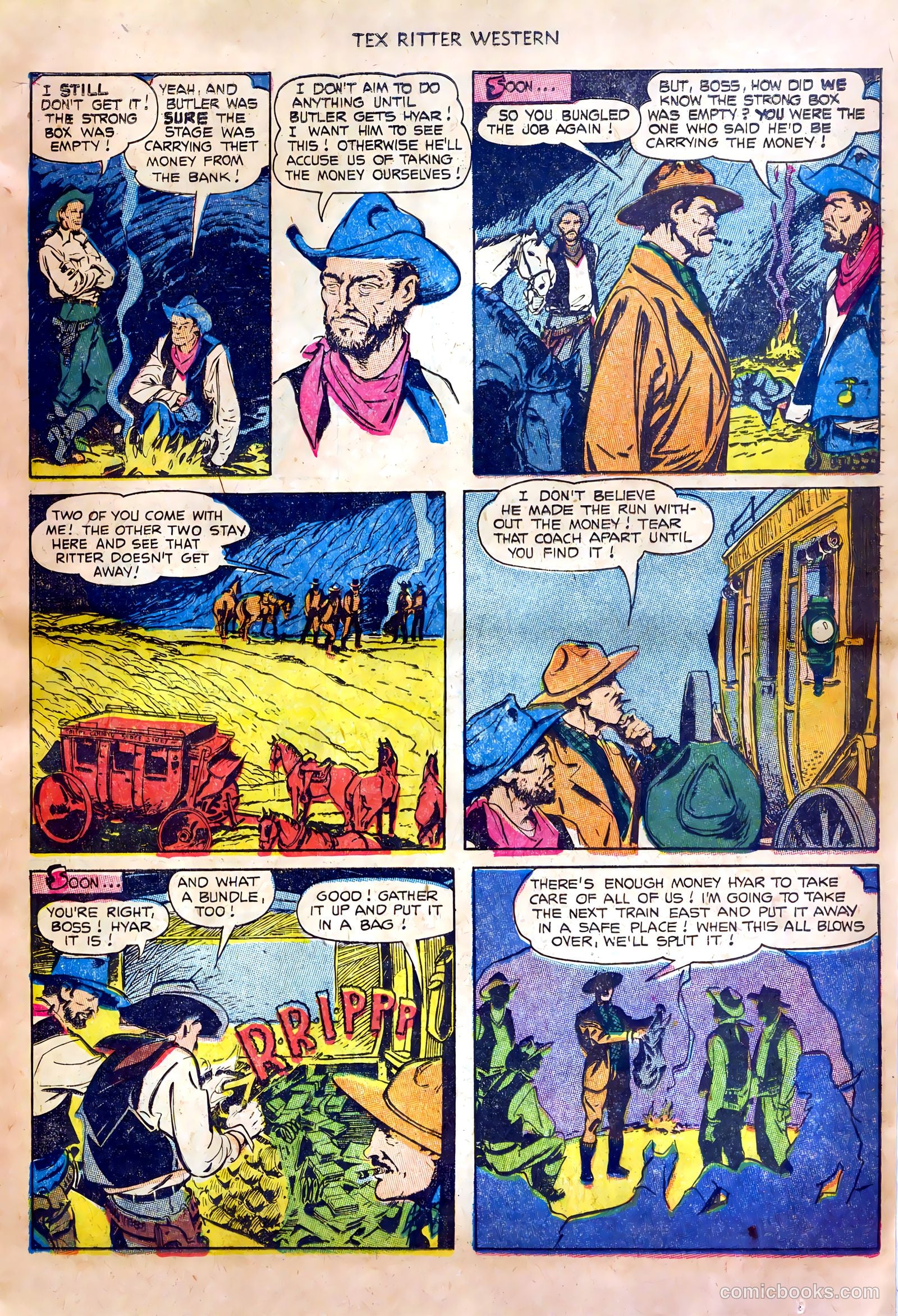 Tex Ritter Western #20 (1954) — page 11 of 36