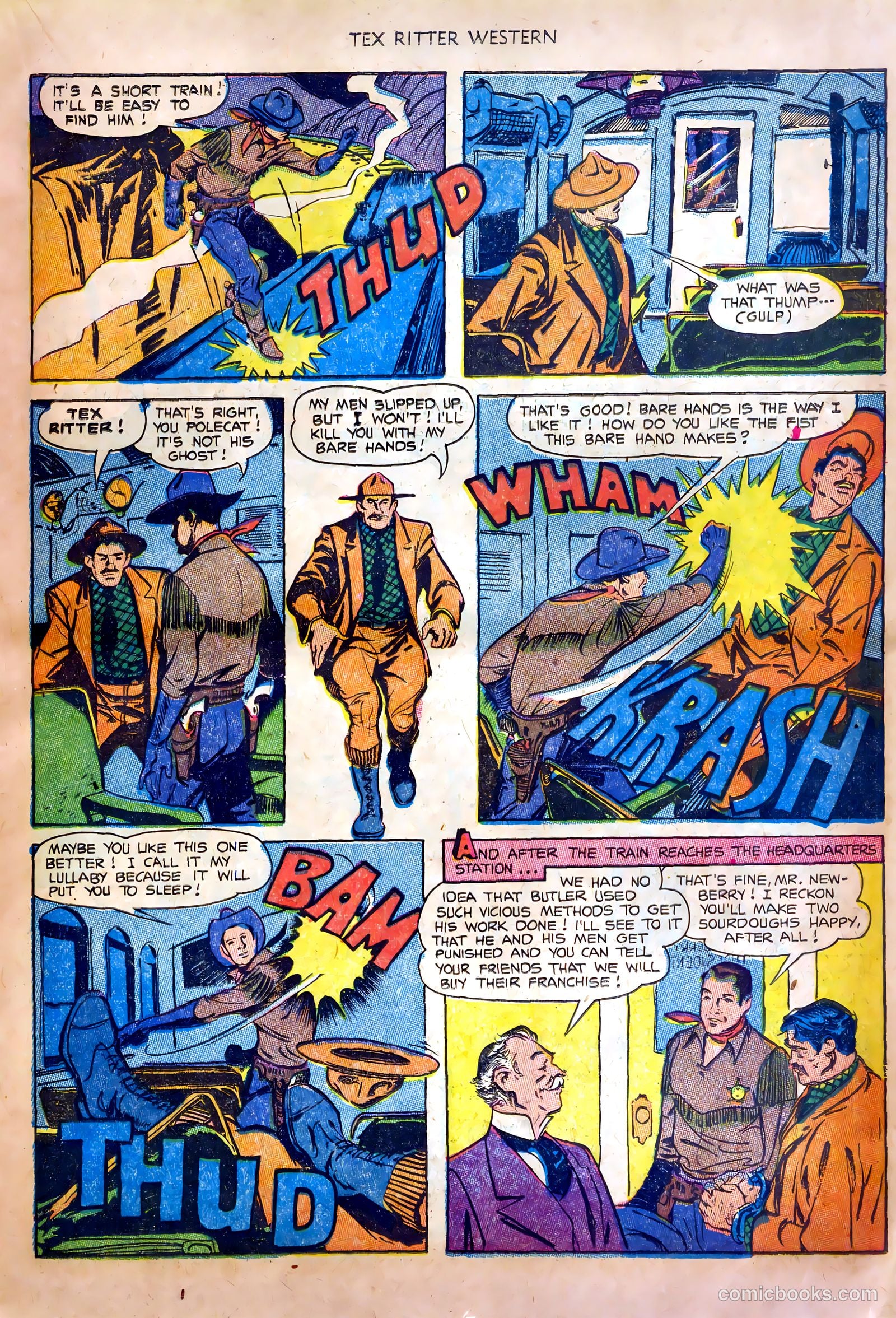 Tex Ritter Western #20 (1954) — page 15 of 36