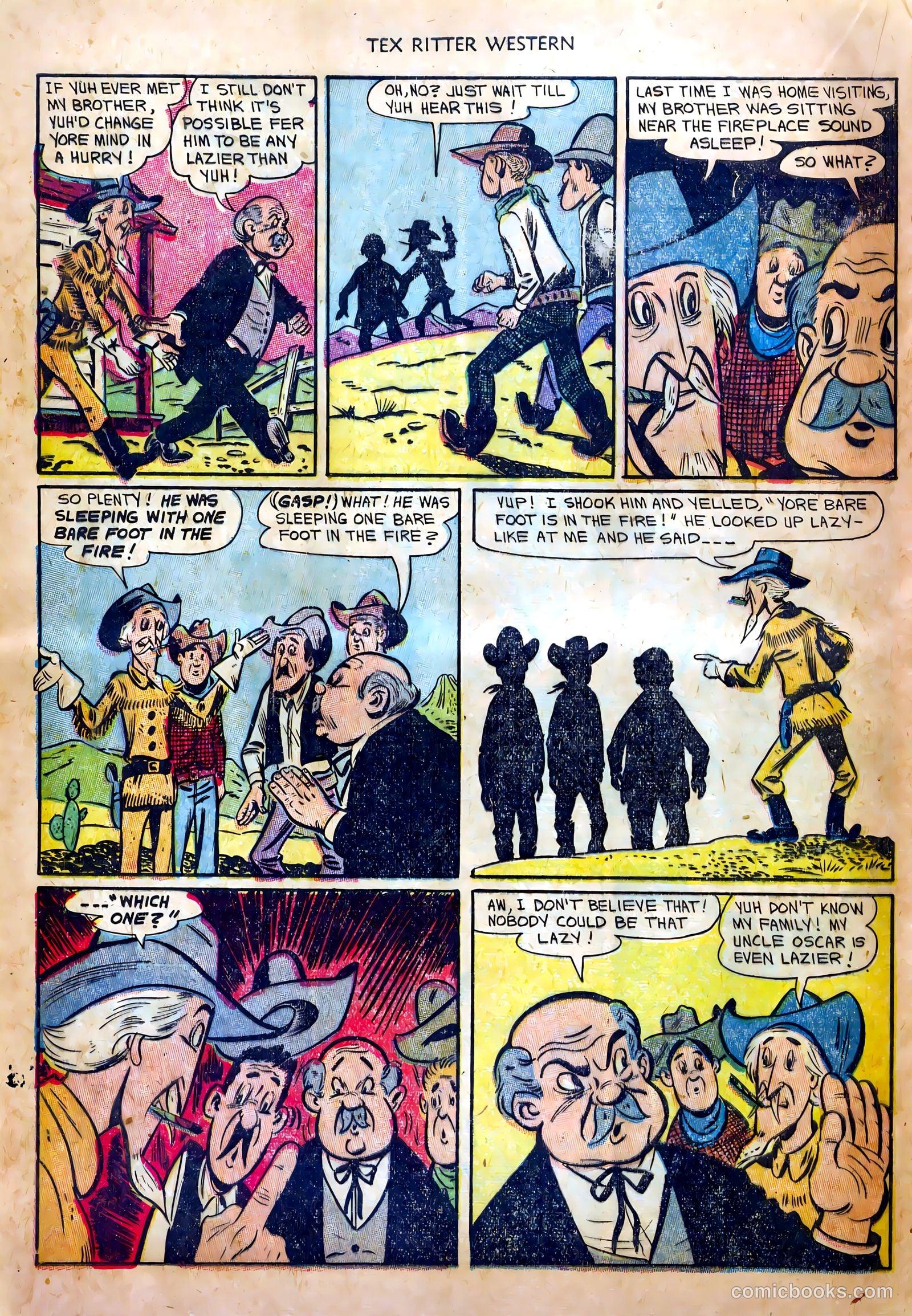 Tex Ritter Western #20 (1954) — page 20 of 36