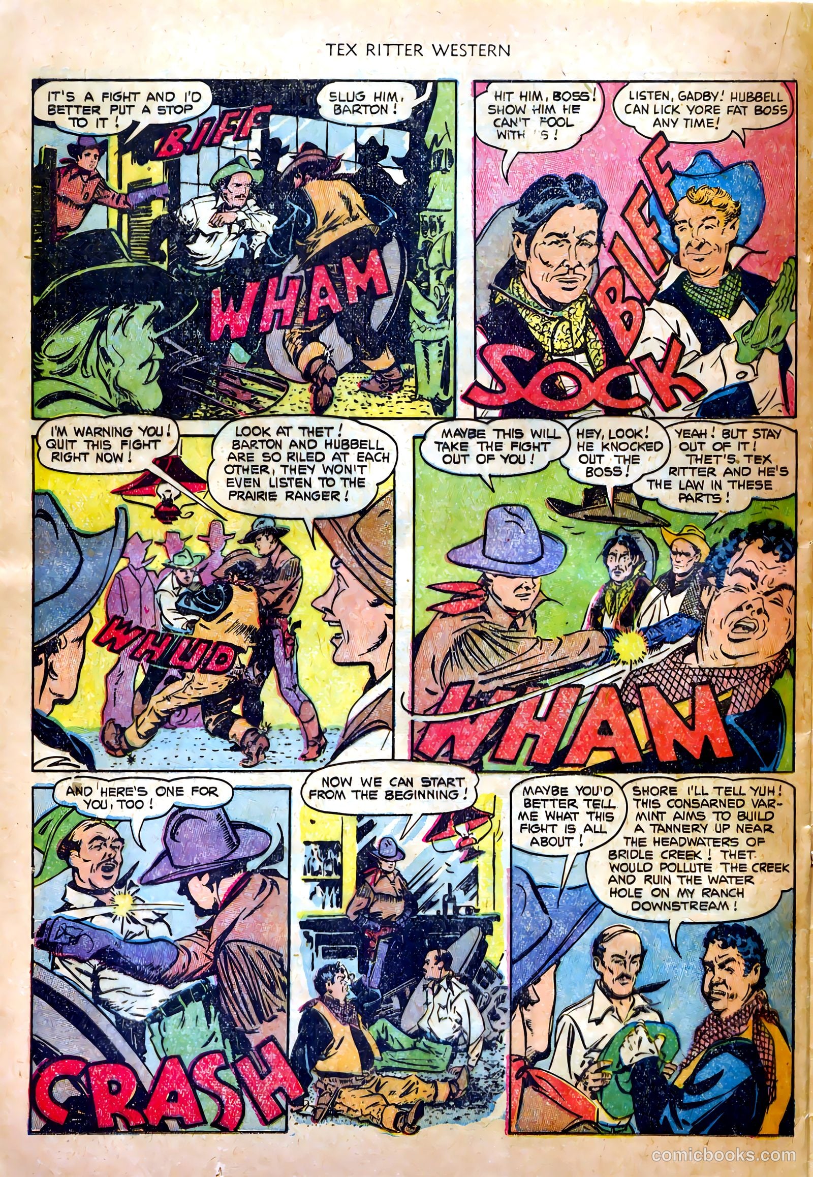 Tex Ritter Western #20 (1954) — page 24 of 36
