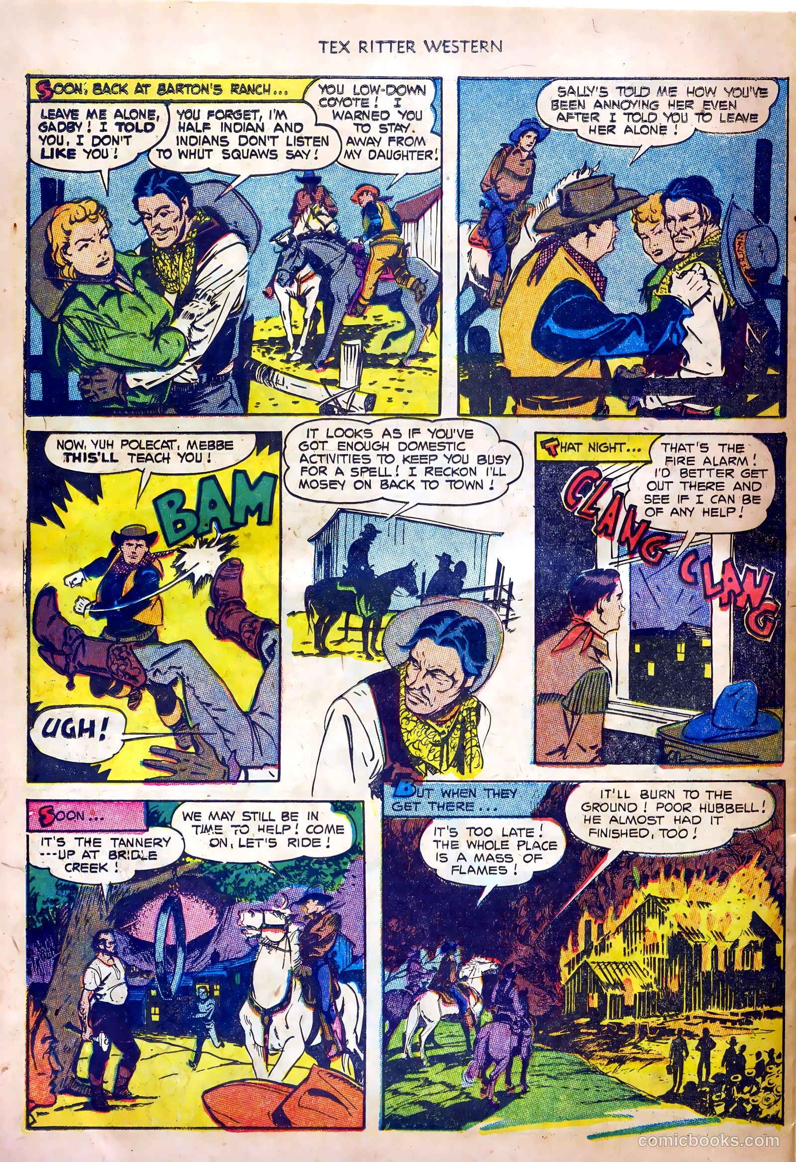 Tex Ritter Western #20 (1954) — page 26 of 36