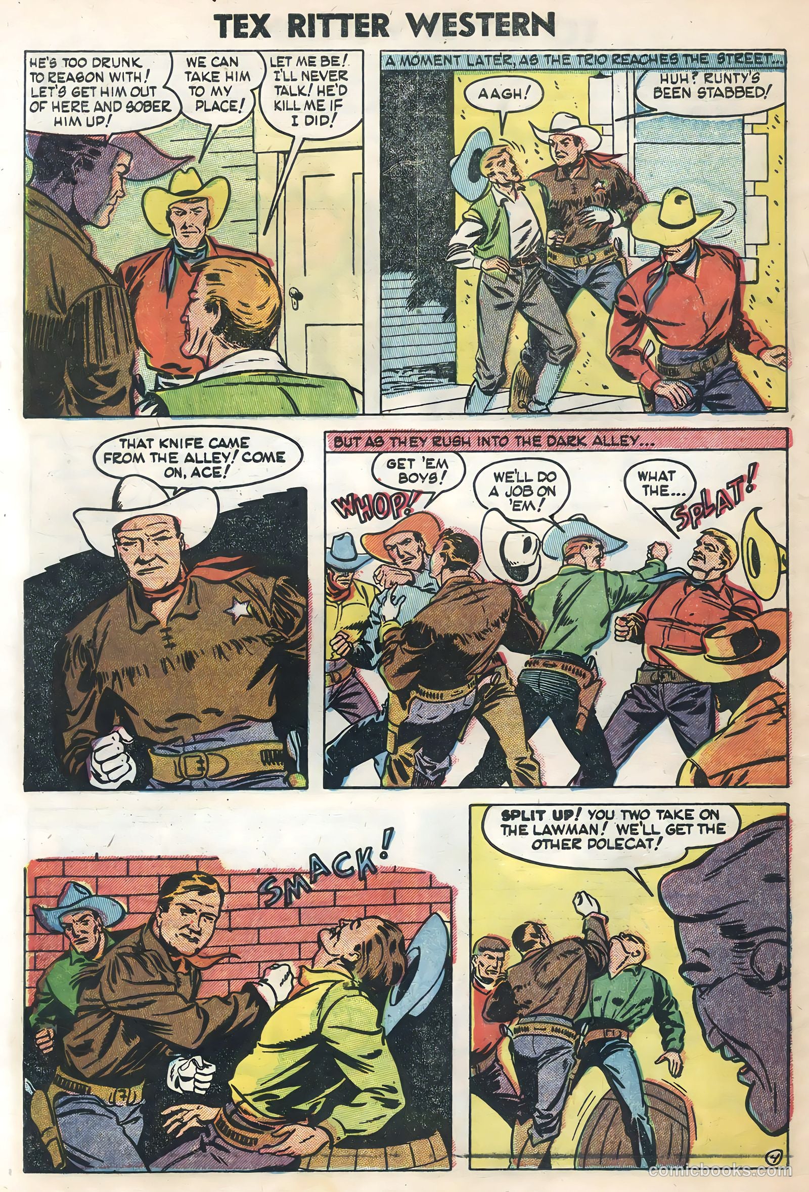 Tex Ritter Western #21 (1954) — page 6 of 36