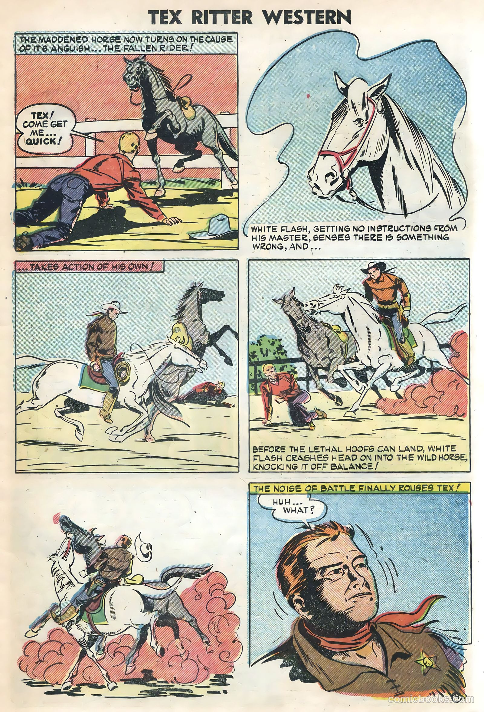 Tex Ritter Western #21 (1954) — page 11 of 36