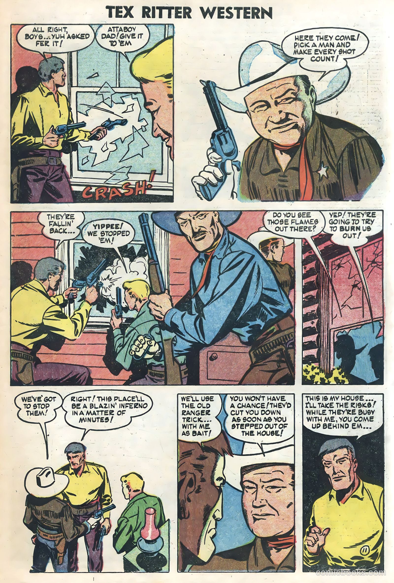 Tex Ritter Western #21 (1954) — page 27 of 36