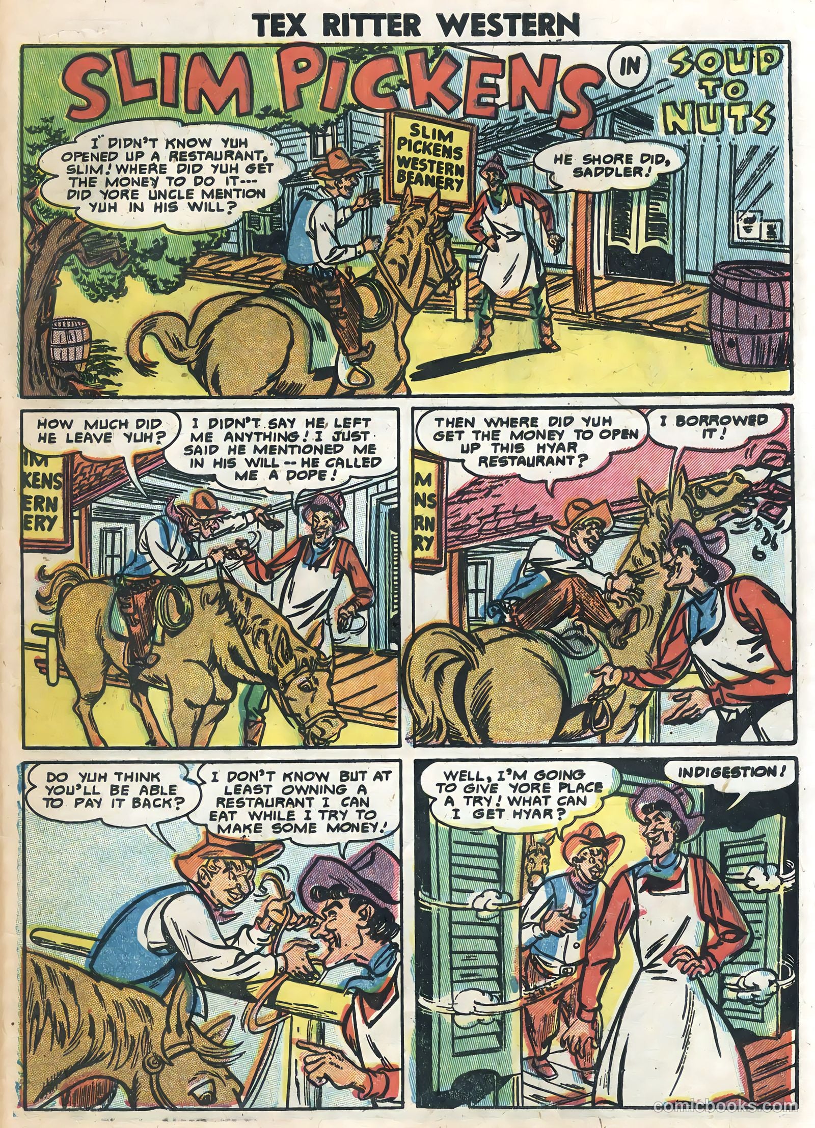Tex Ritter Western #21 (1954) — page 29 of 36
