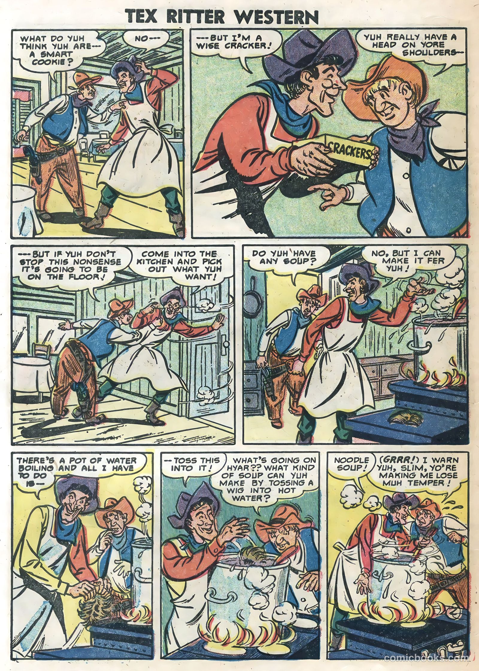 Tex Ritter Western #21 (1954) — page 30 of 36