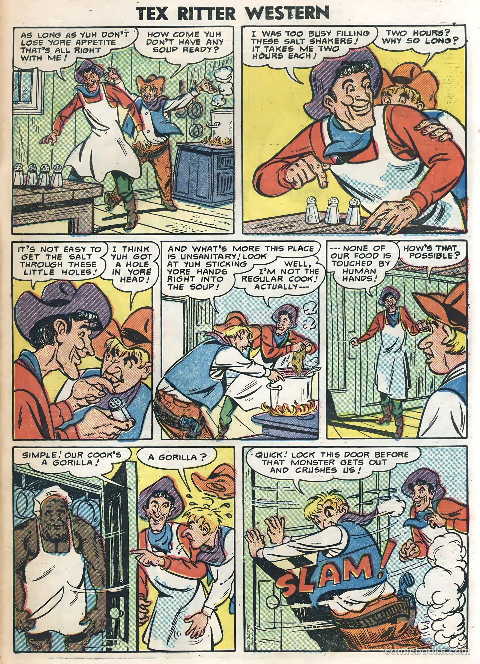 Tex Ritter Western #21 (1954) — page 31 of 36