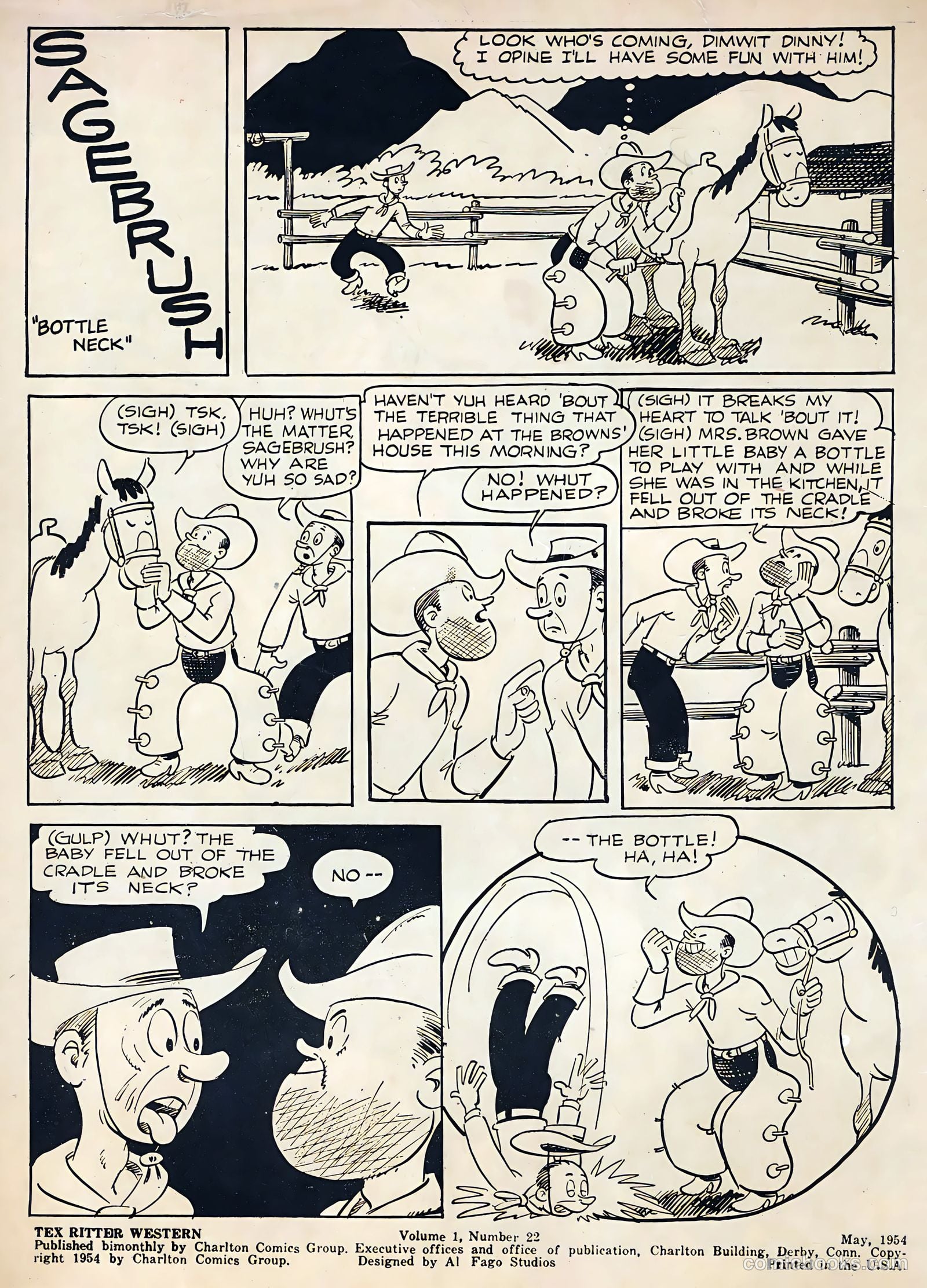 Tex Ritter Western #22 (1954) — page 2 of 36