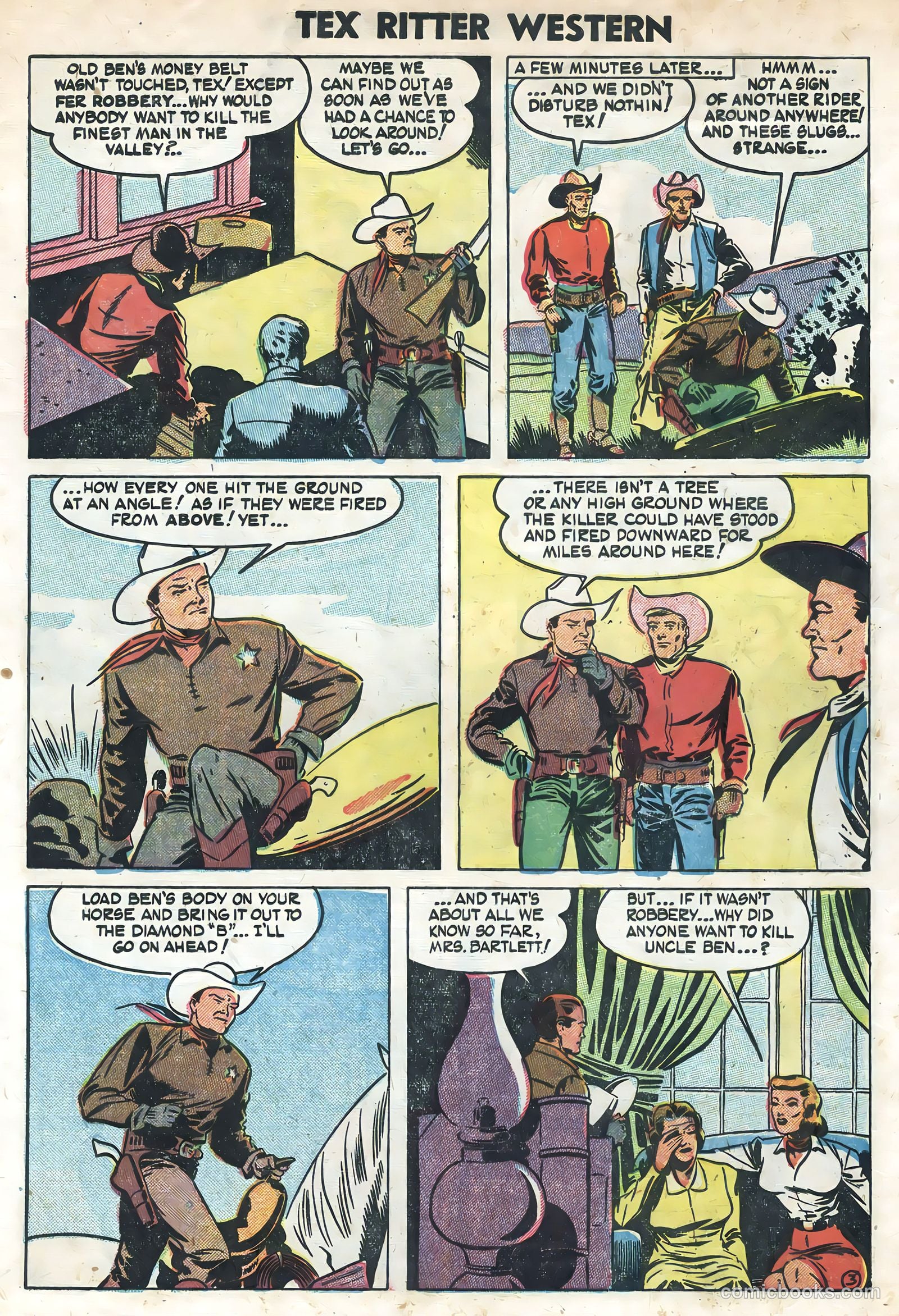 Tex Ritter Western #22 (1954) — page 5 of 36