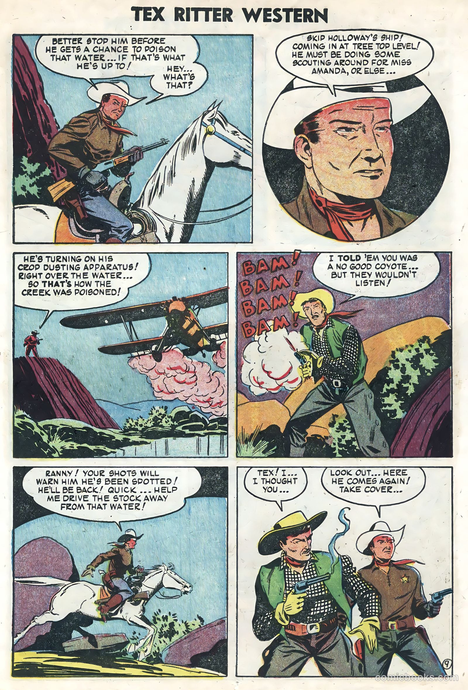 Tex Ritter Western #22 (1954) — page 11 of 36