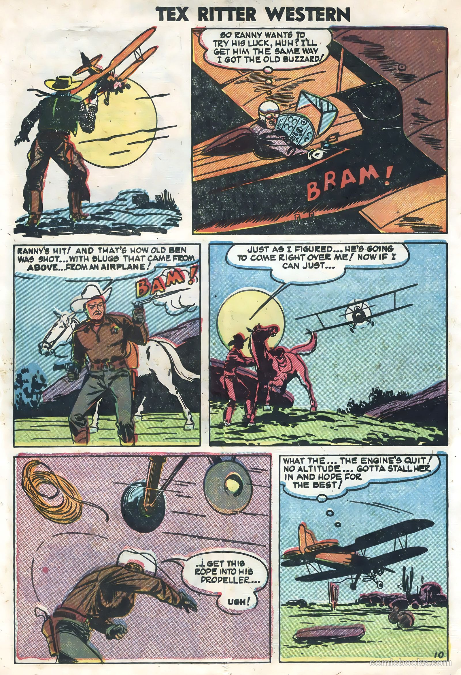 Tex Ritter Western #22 (1954) — page 12 of 36