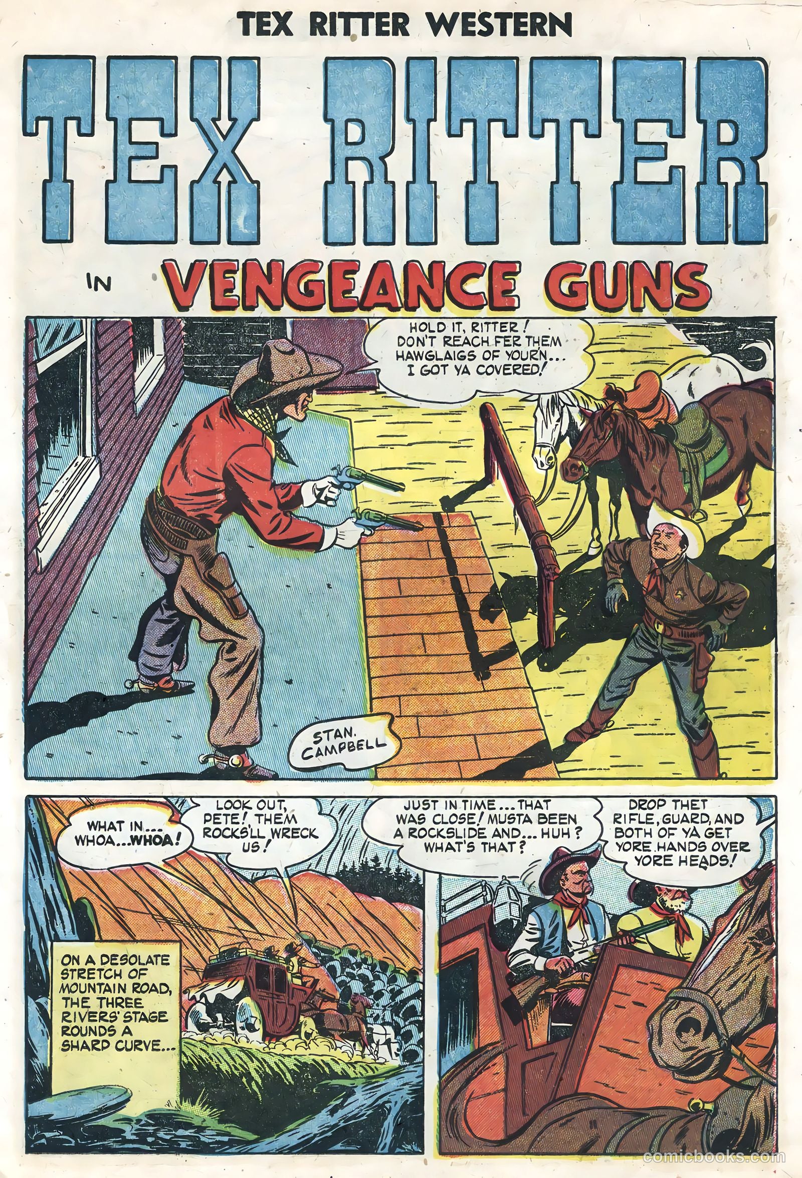 Tex Ritter Western #22 (1954) — page 15 of 36
