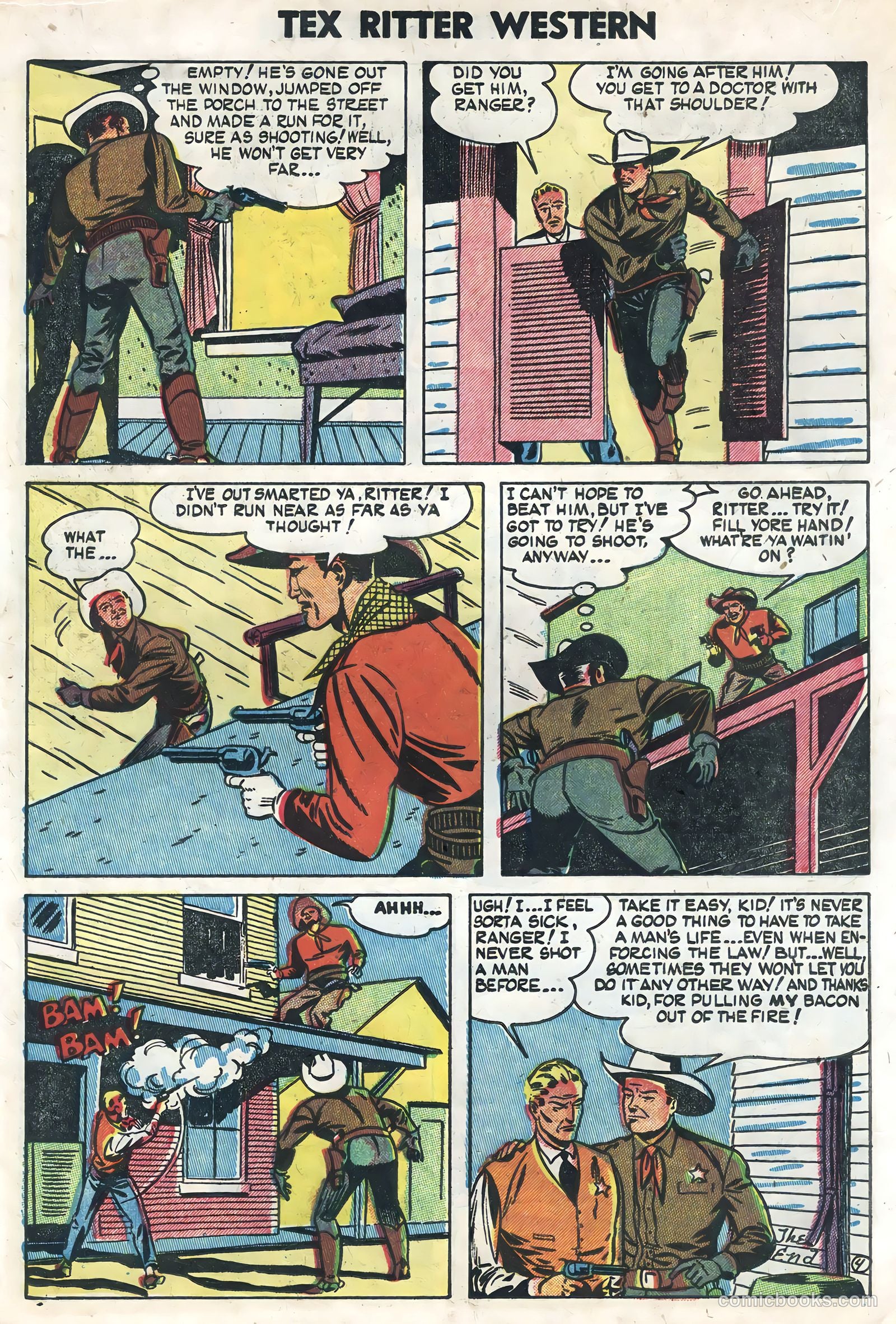 Tex Ritter Western #22 (1954) — page 18 of 36