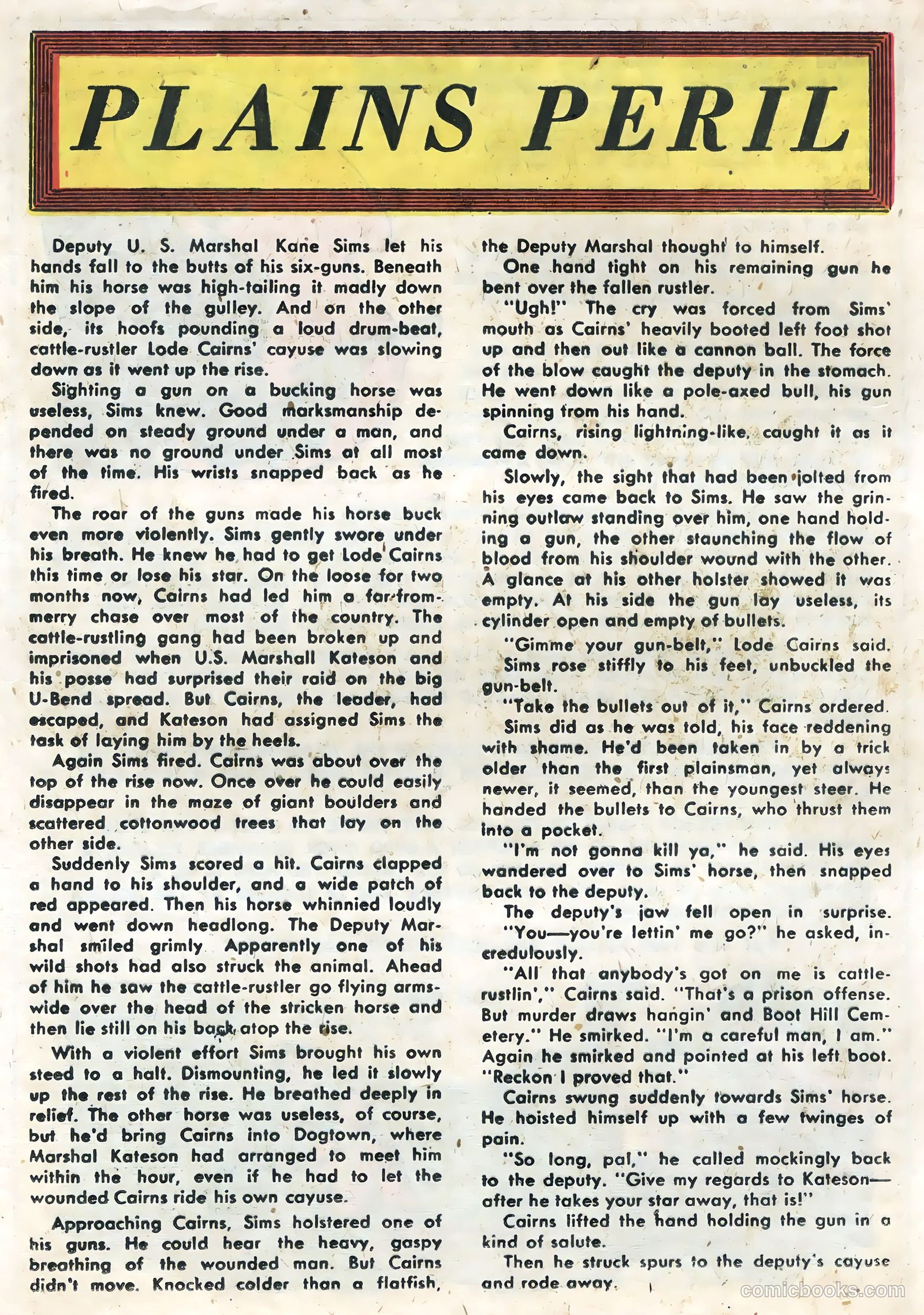 Tex Ritter Western #22 (1954) — page 20 of 36