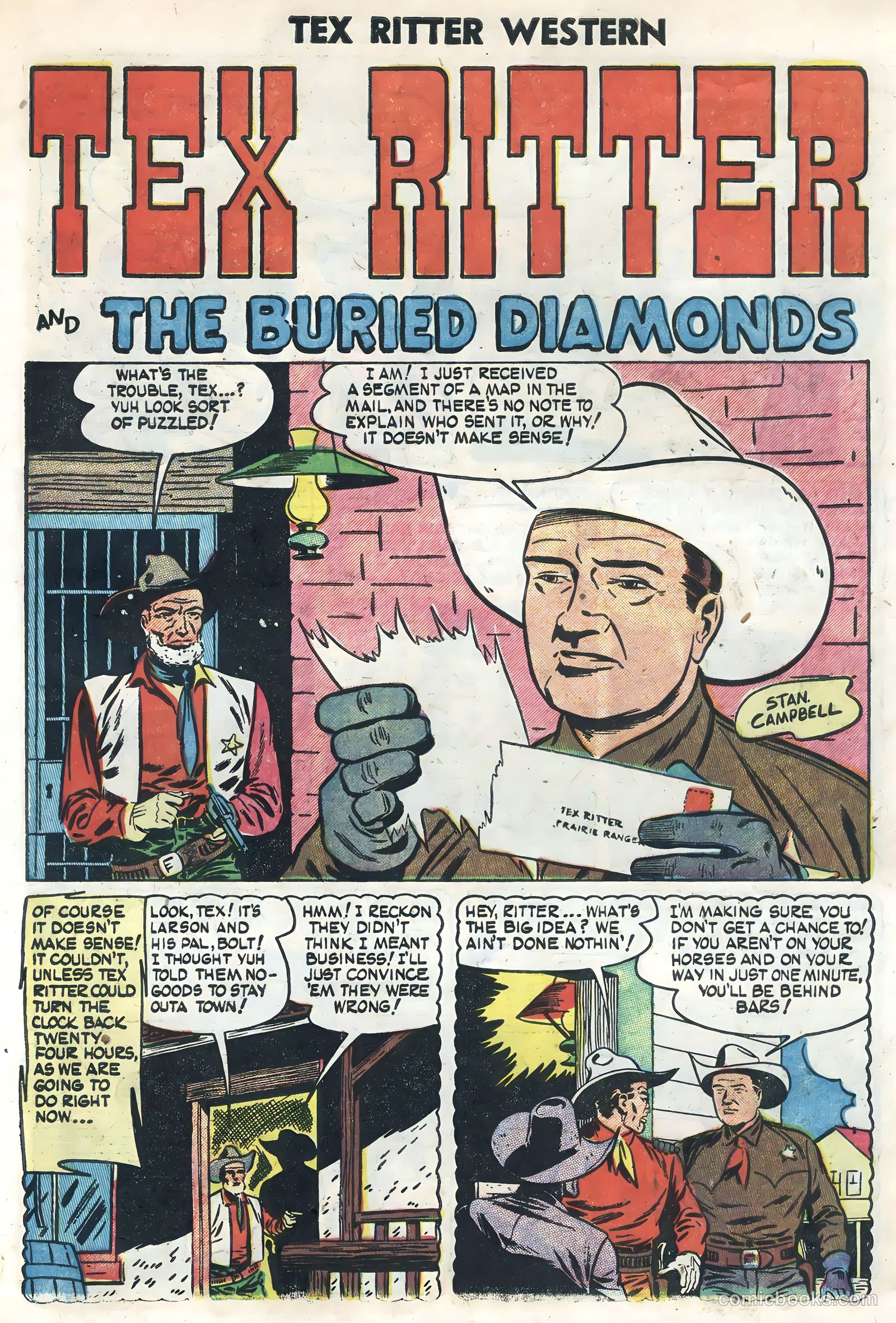 Tex Ritter Western #22 (1954) — page 27 of 36