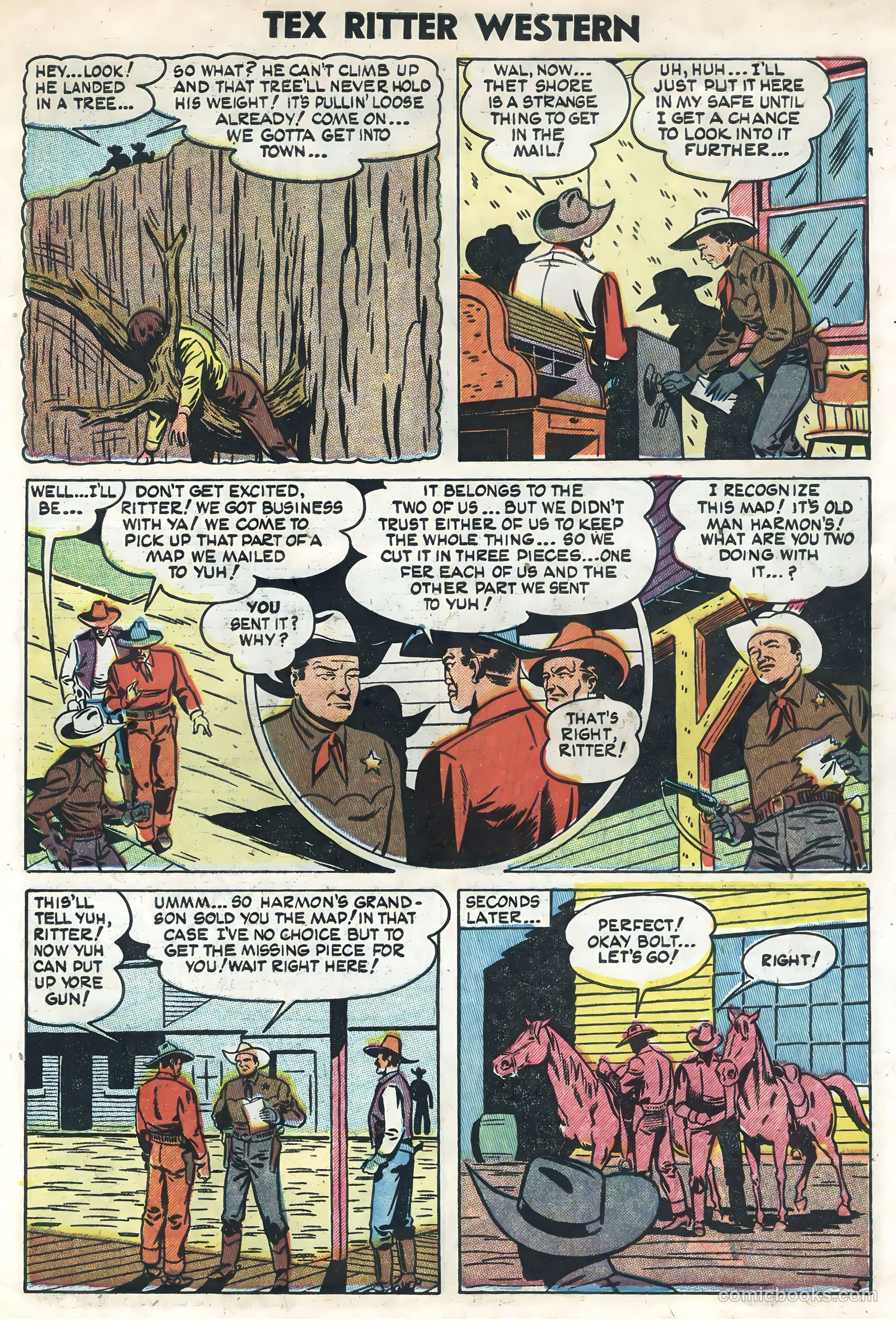 Tex Ritter Western #22 (1954) — page 31 of 36