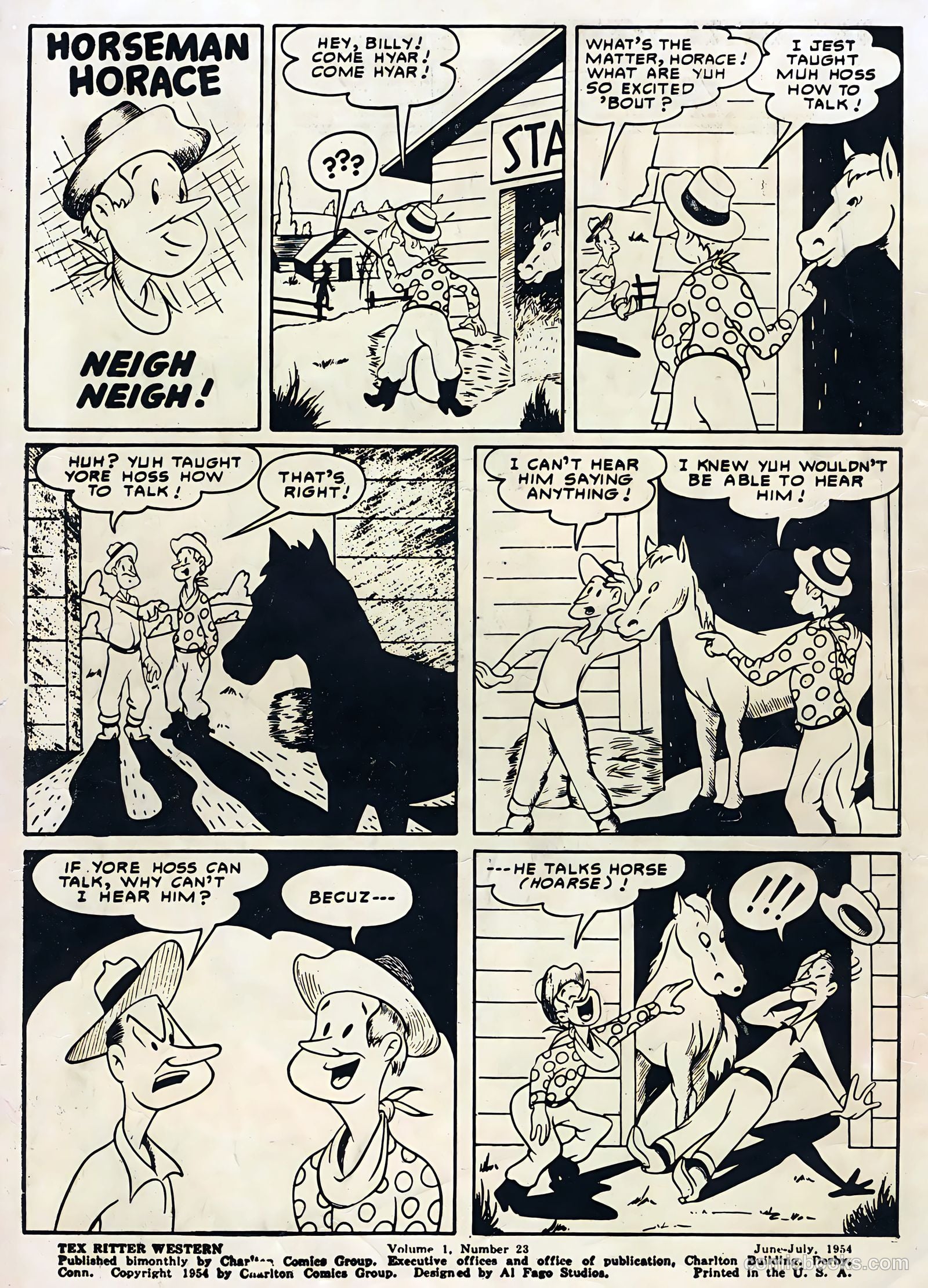 Tex Ritter Western #23 (1954) — page 2 of 36