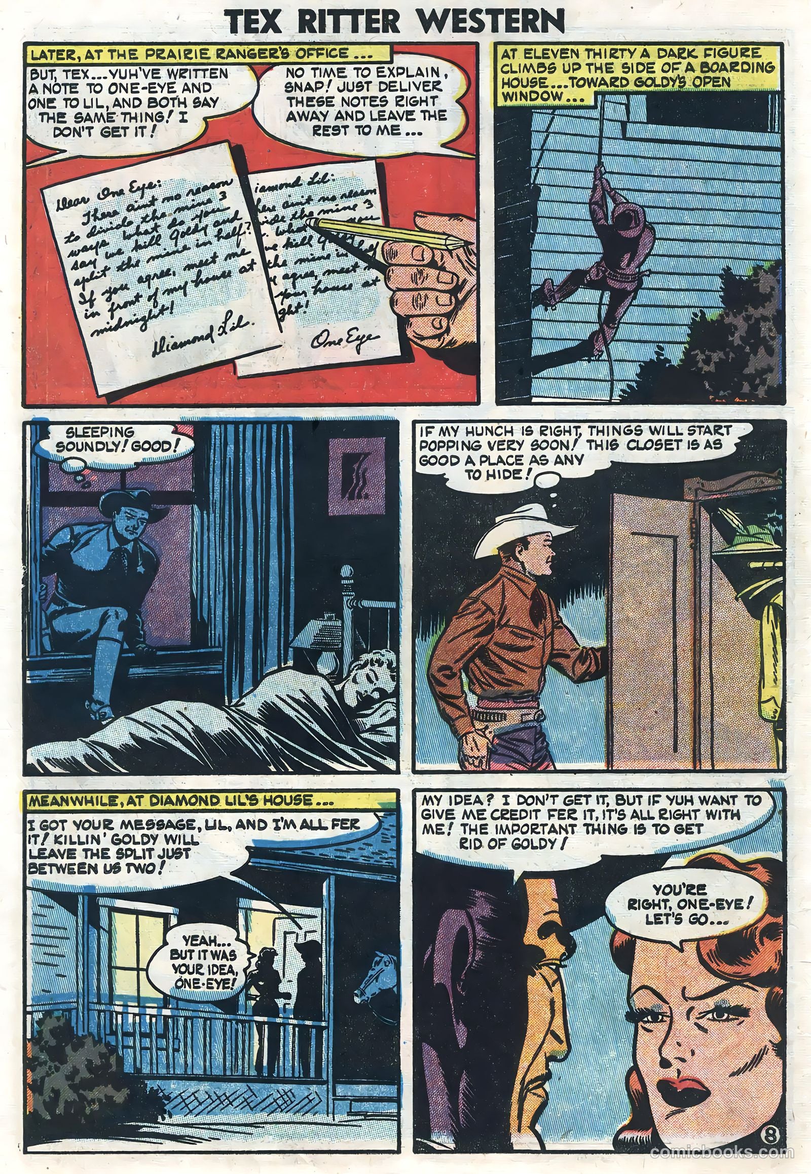 Tex Ritter Western #23 (1954) — page 10 of 36