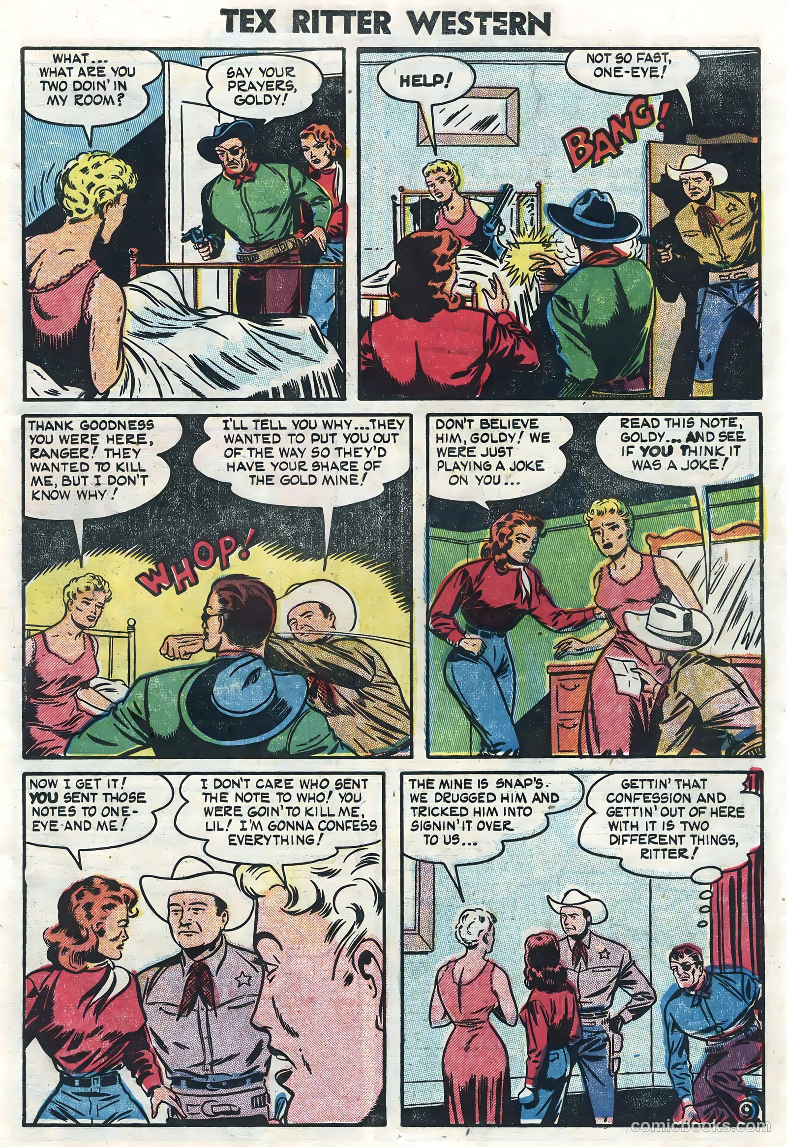 Tex Ritter Western #23 (1954) — page 11 of 36