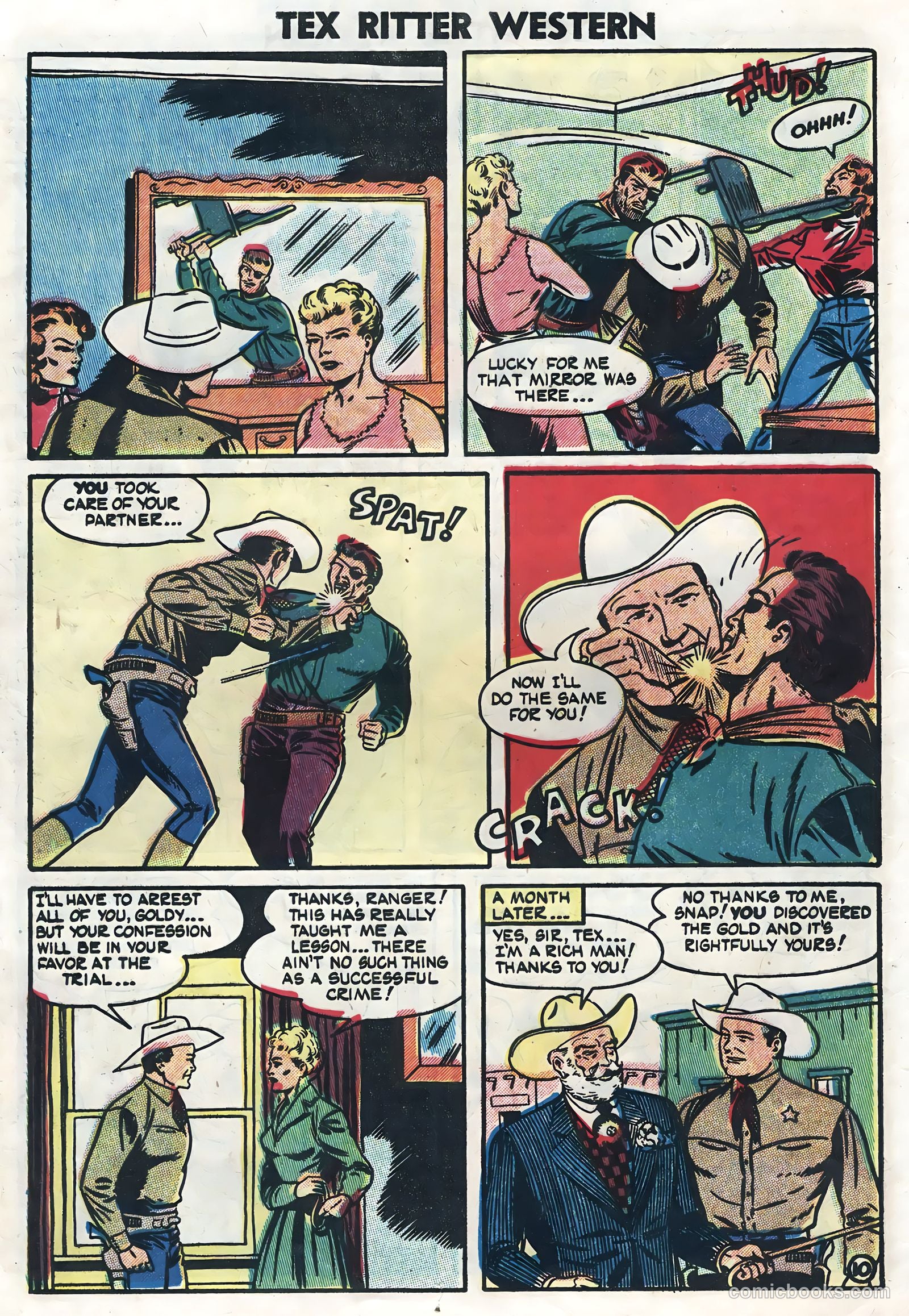 Tex Ritter Western #23 (1954) — page 12 of 36