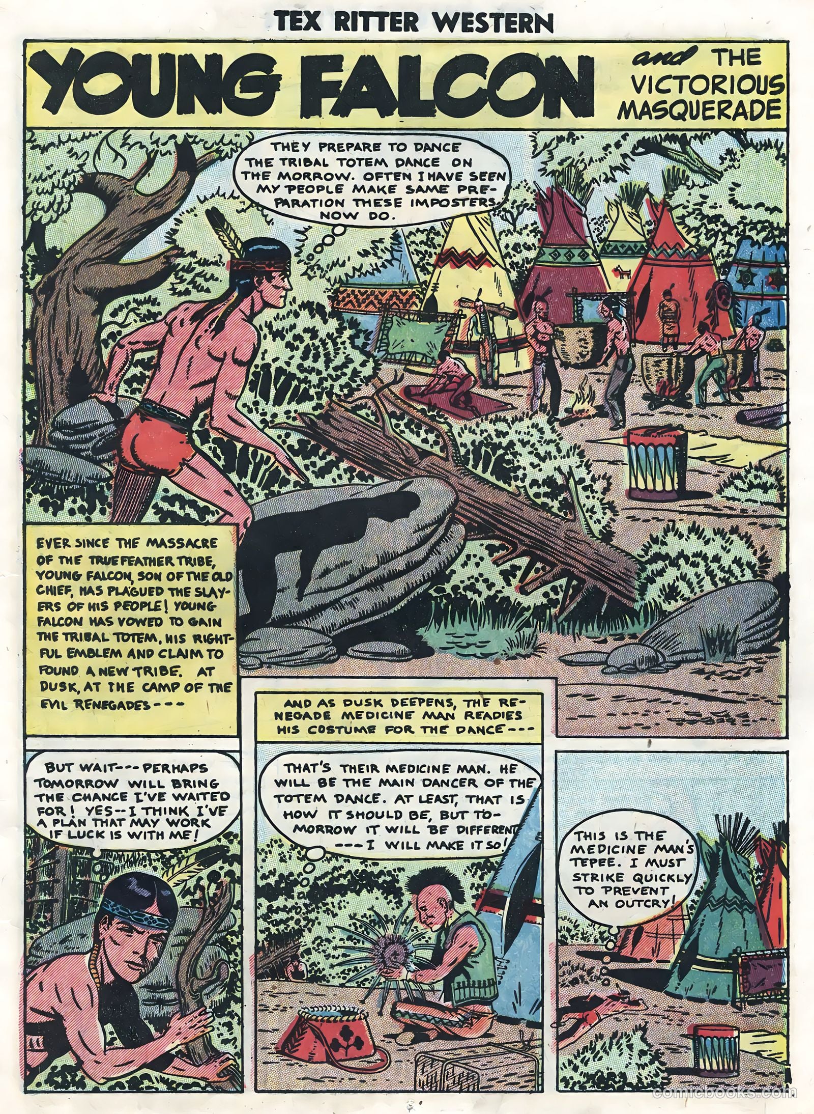 Tex Ritter Western #23 (1954) — page 13 of 36