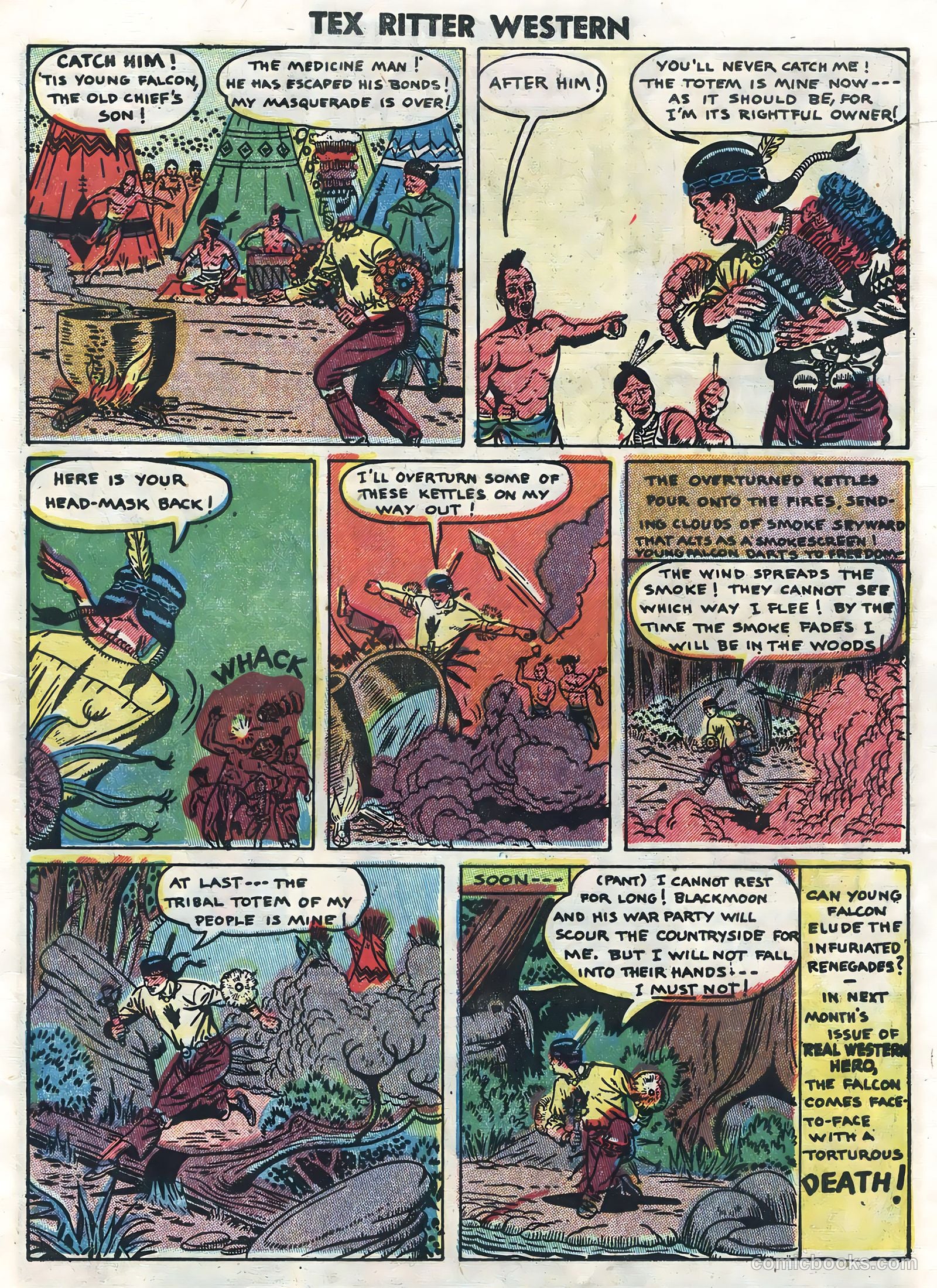 Tex Ritter Western #23 (1954) — page 15 of 36