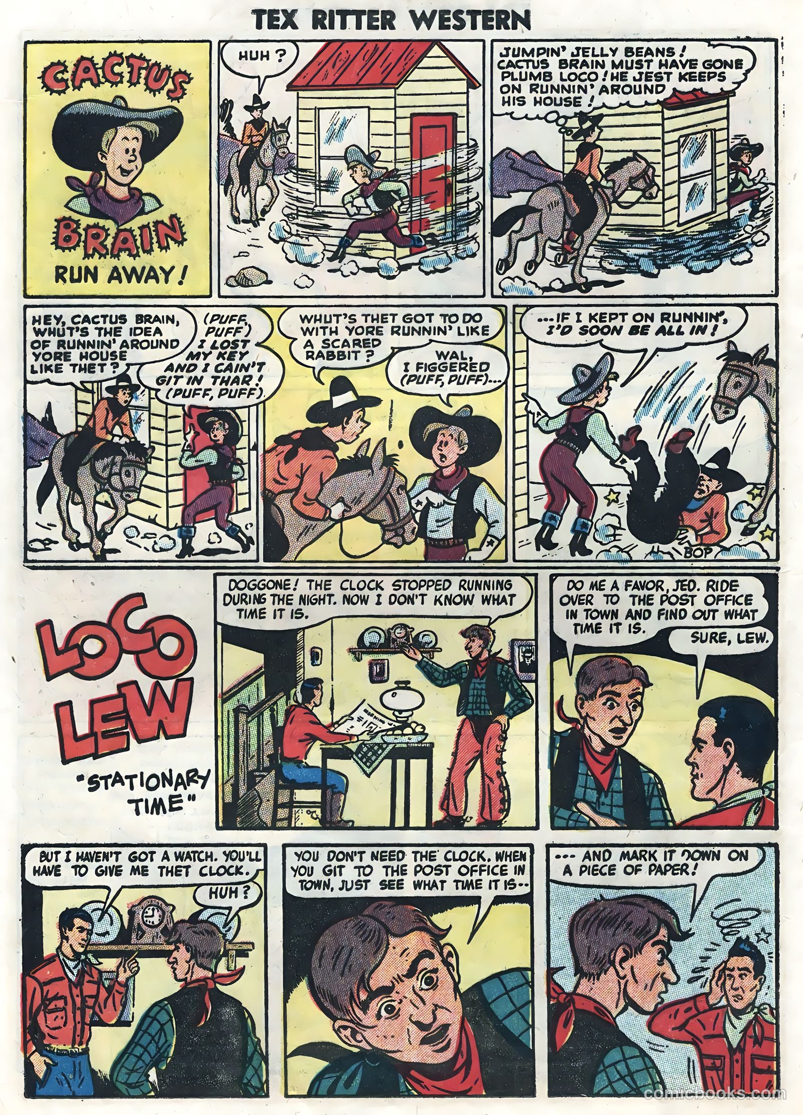 Tex Ritter Western #23 (1954) — page 16 of 36