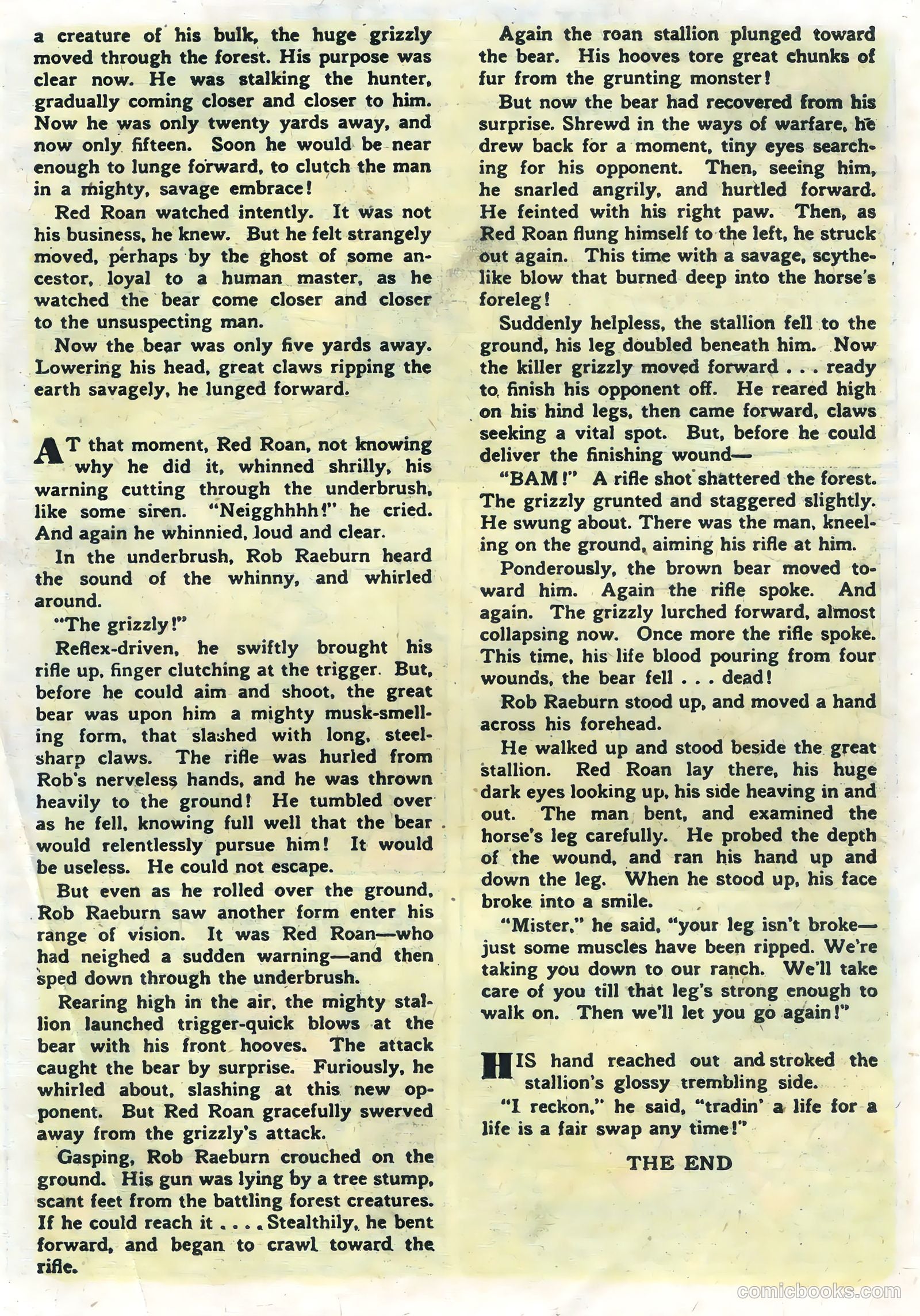 Tex Ritter Western #23 (1954) — page 19 of 36