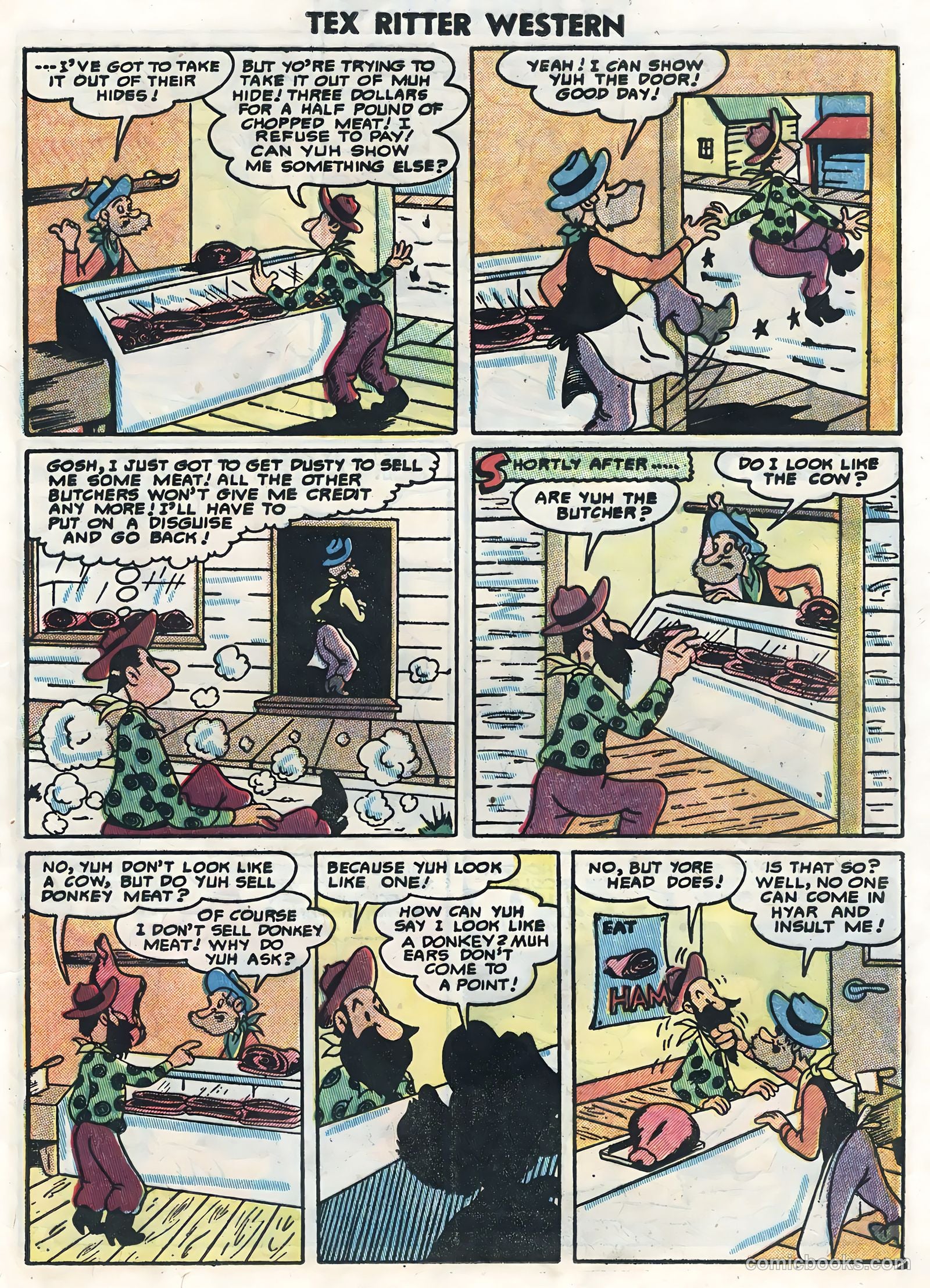 Tex Ritter Western #23 (1954) — page 21 of 36