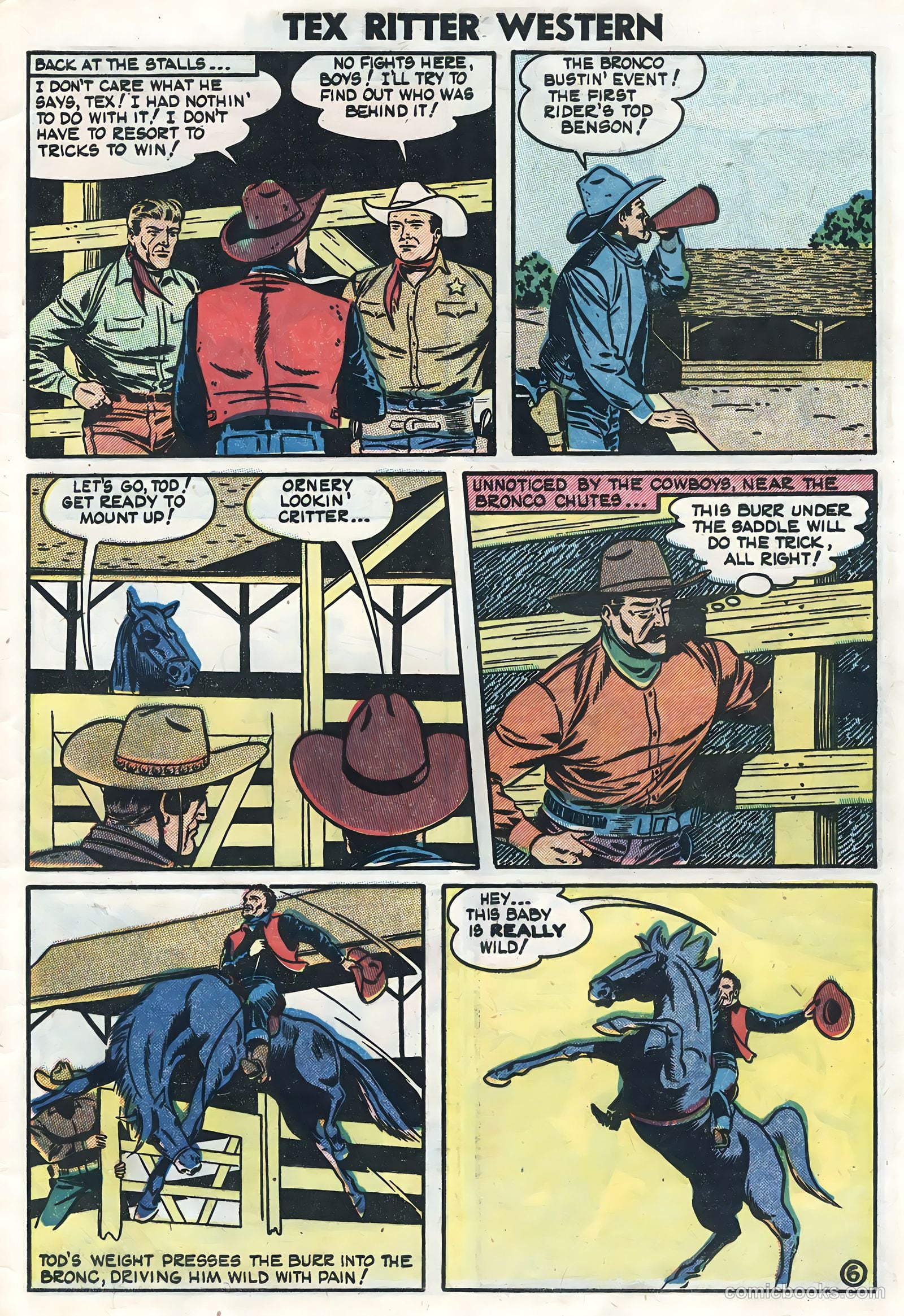 Tex Ritter Western #23 (1954) — page 29 of 36