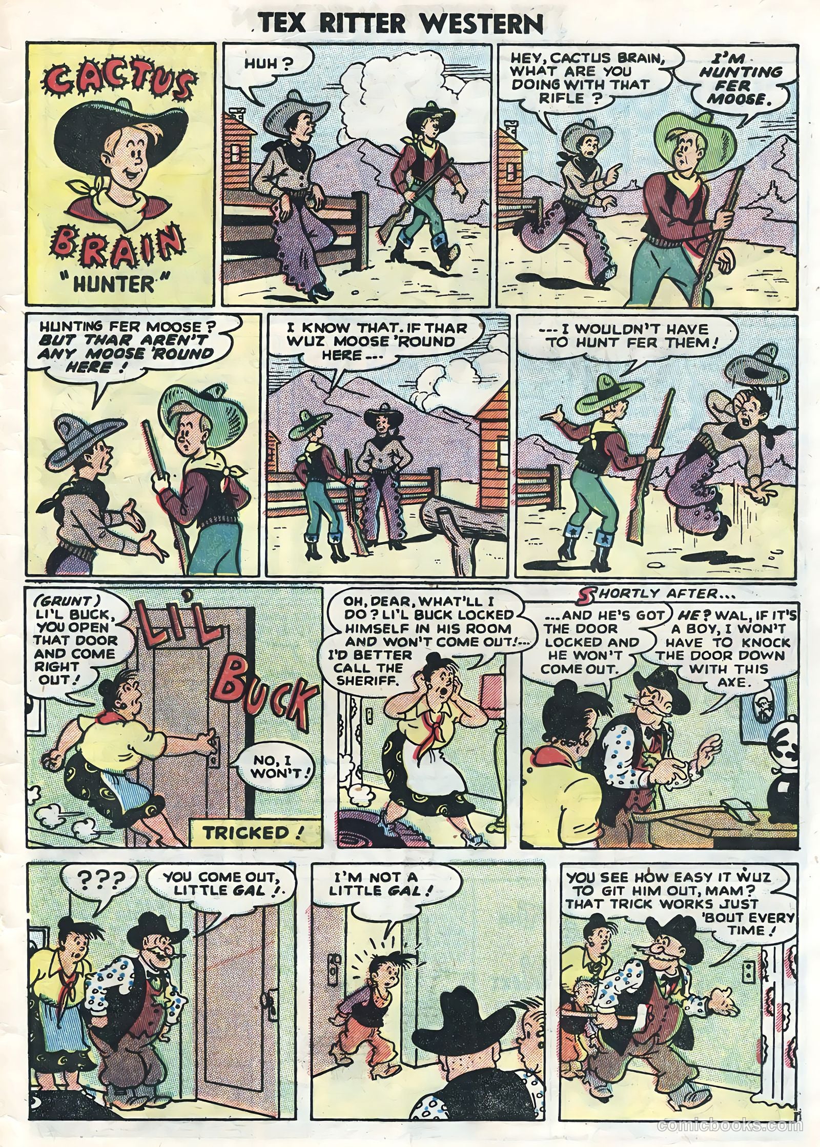 Tex Ritter Western #23 (1954) — page 33 of 36