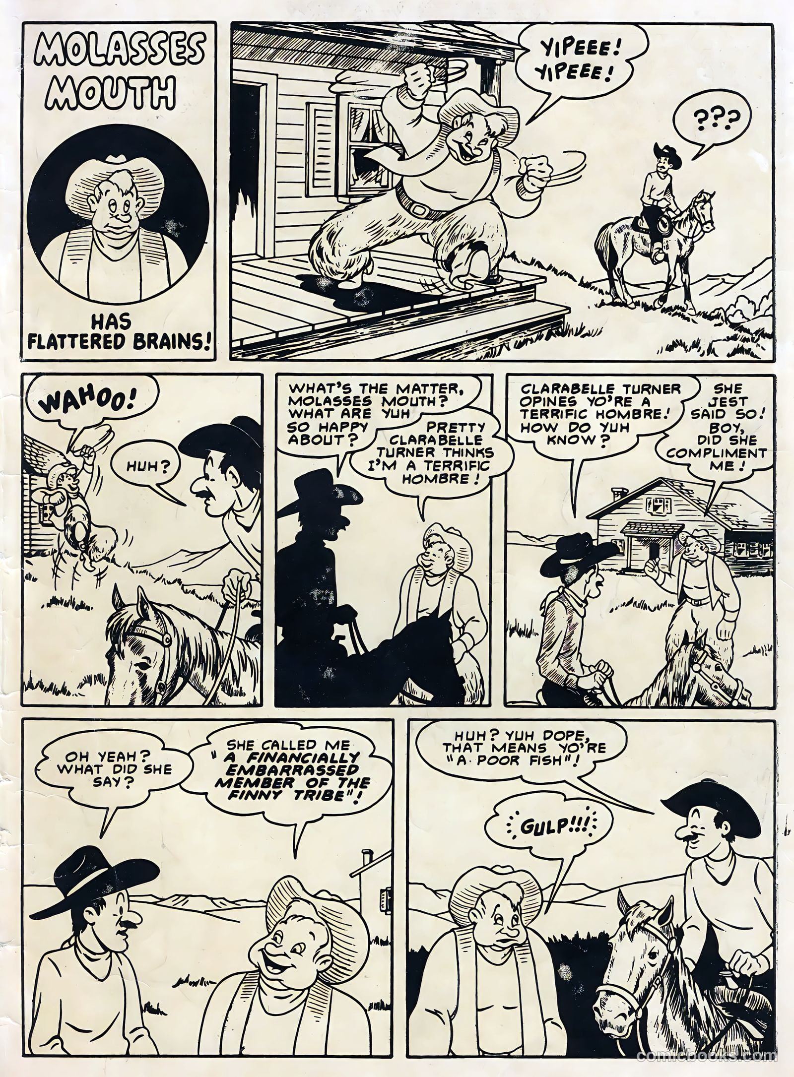 Tex Ritter Western #23 (1954) — page 35 of 36