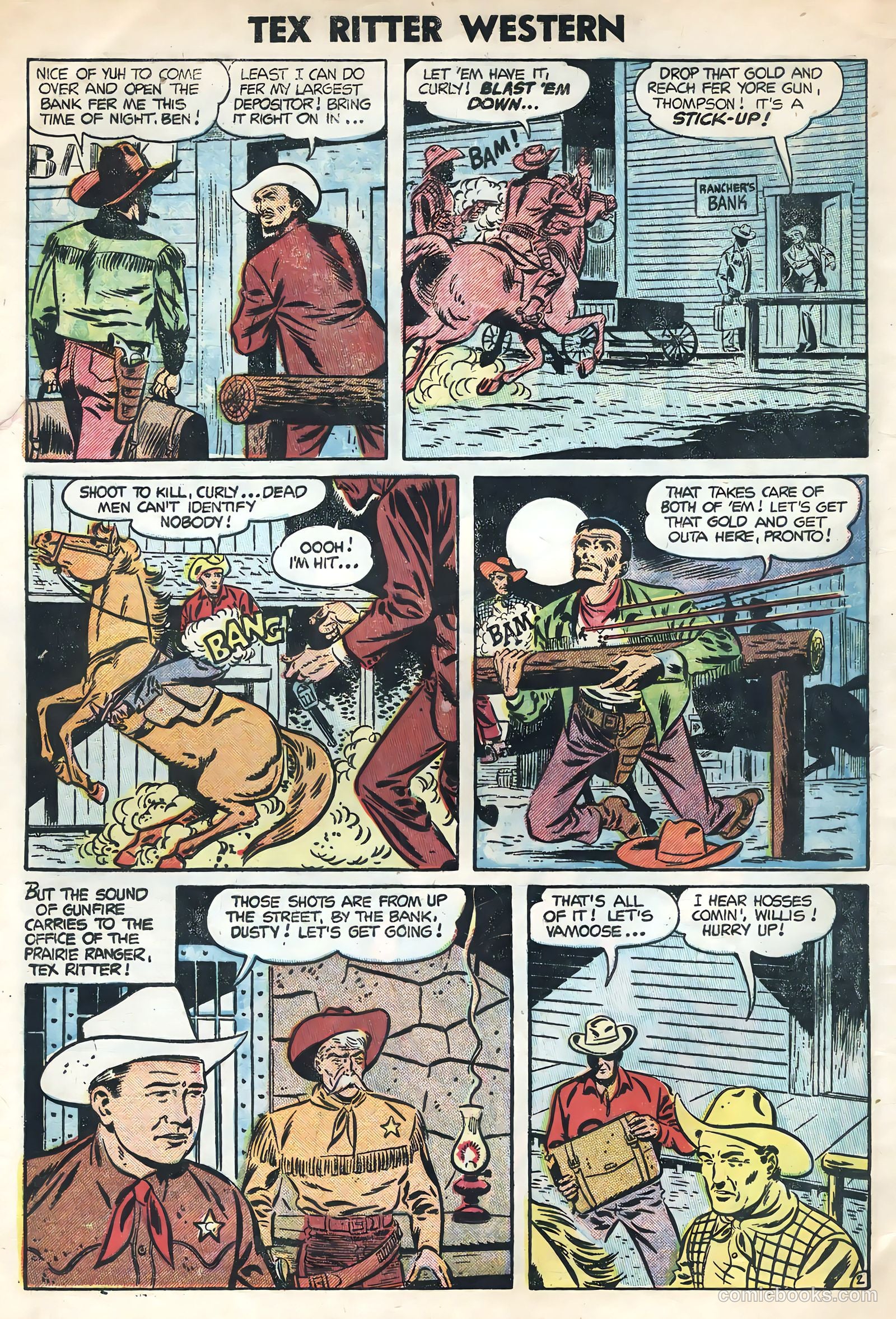 Tex Ritter Western #24 (1954) — page 4 of 36