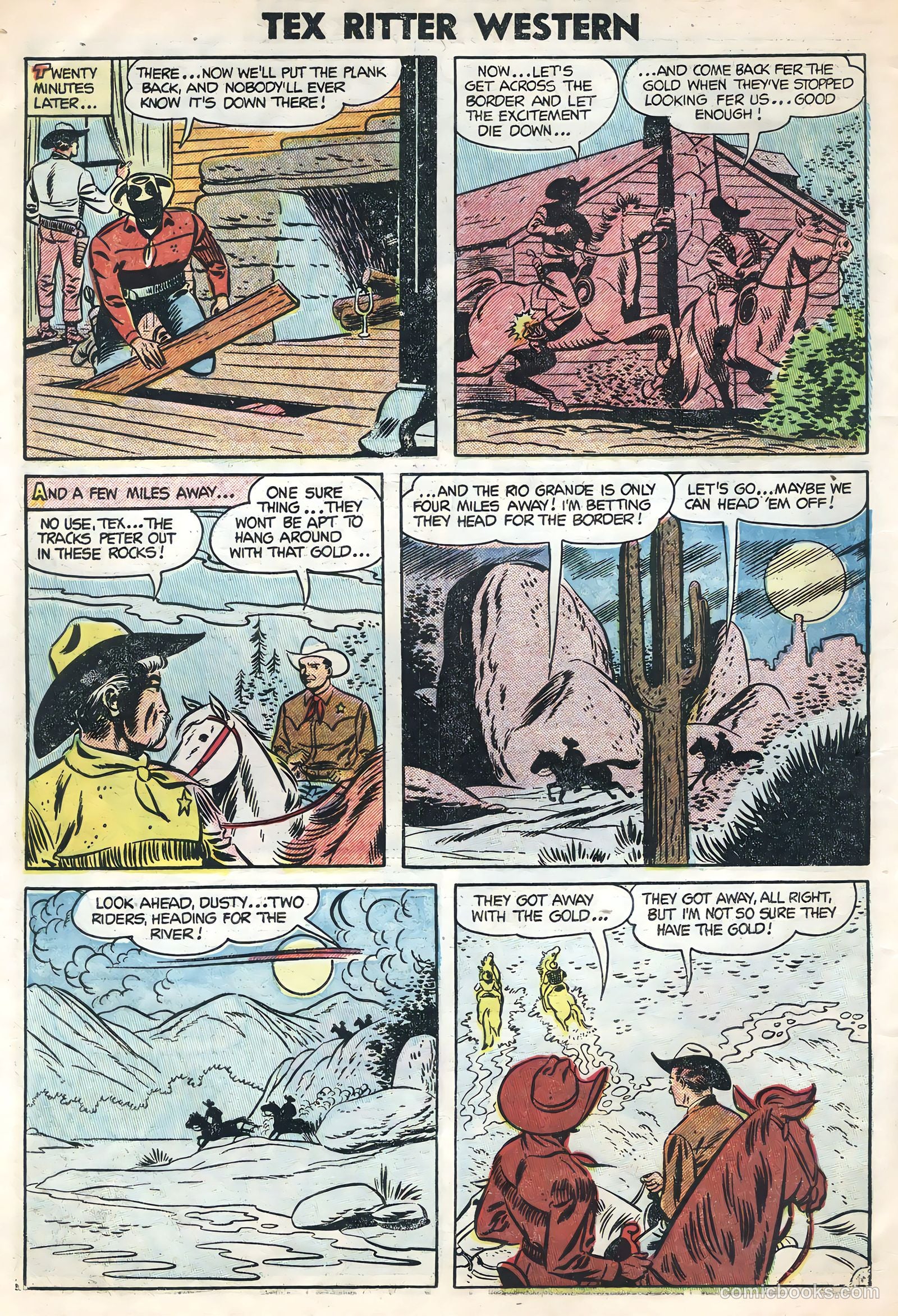 Tex Ritter Western #24 (1954) — page 6 of 36