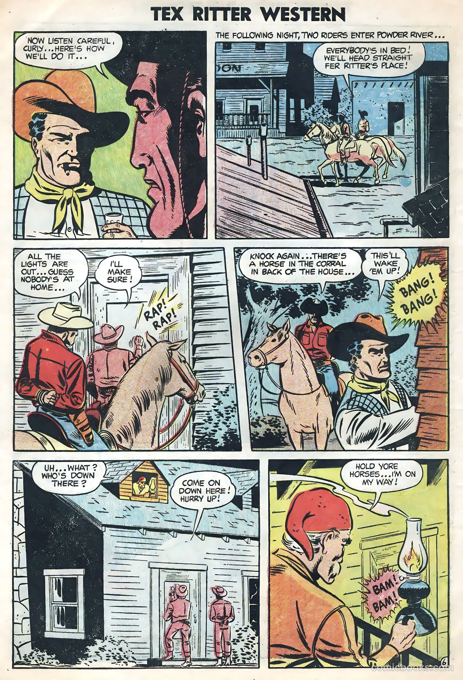 Tex Ritter Western #24 (1954) — page 8 of 36