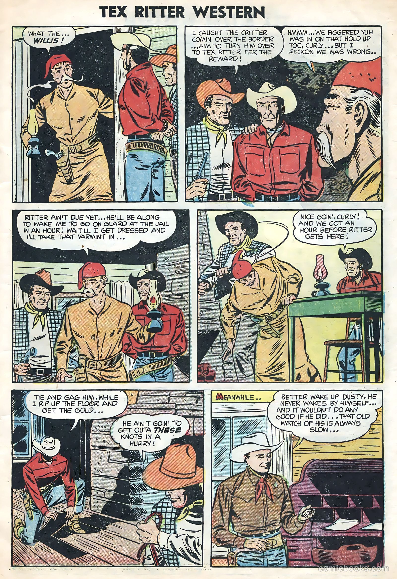 Tex Ritter Western #24 (1954) — page 9 of 36