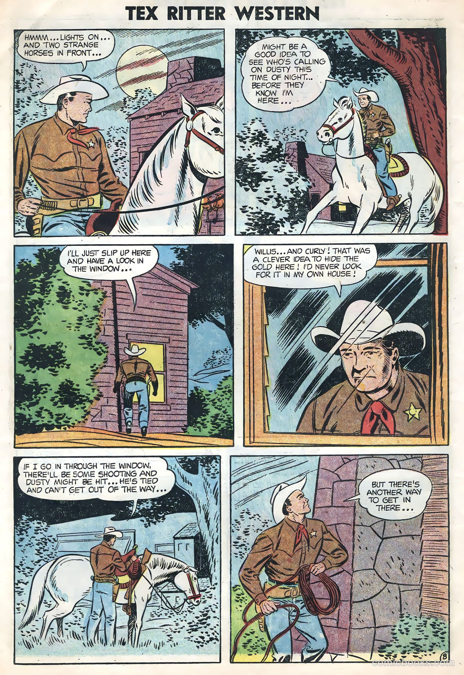Tex Ritter Western #24 (1954) — page 10 of 36