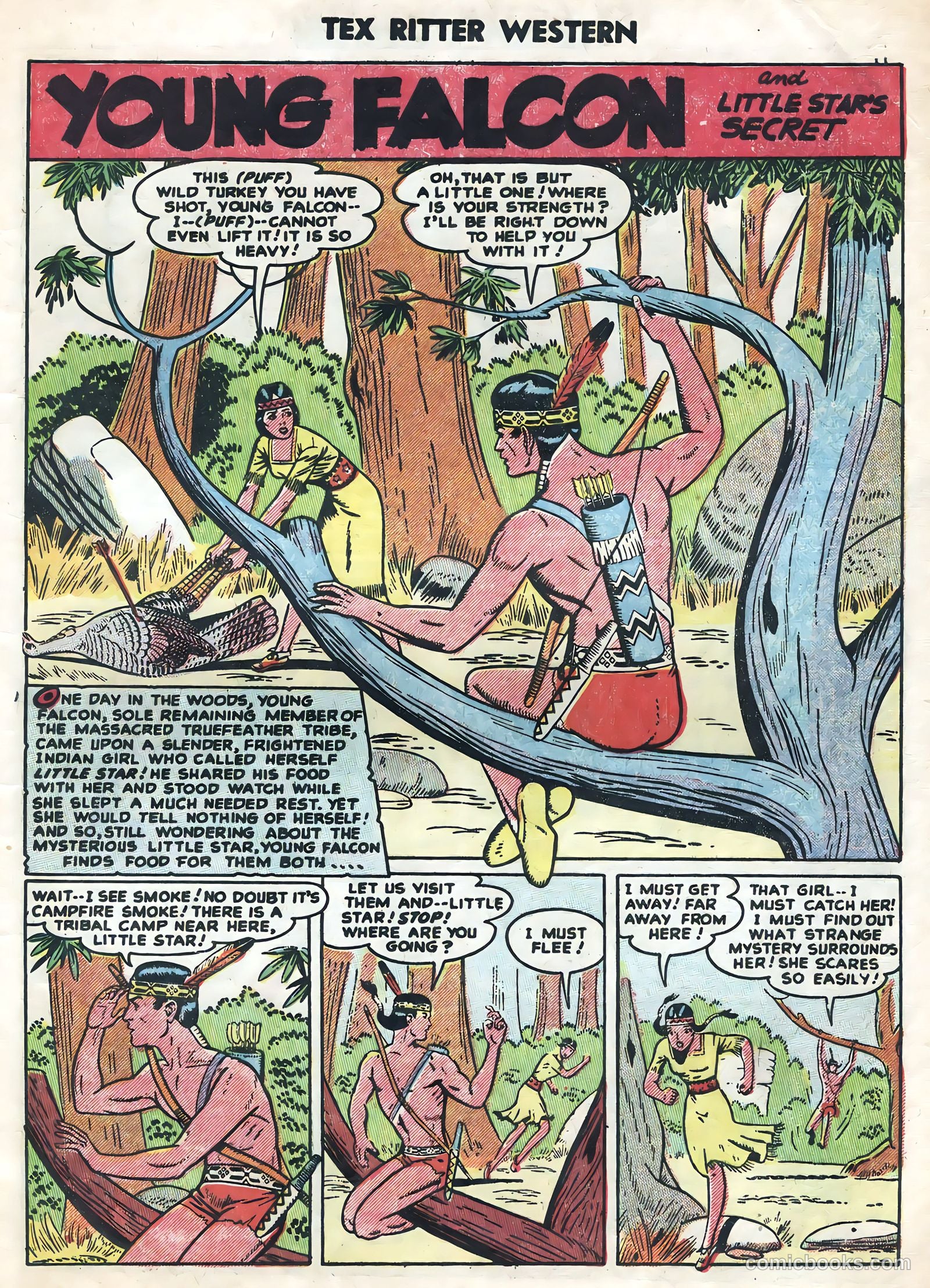 Tex Ritter Western #24 (1954) — page 13 of 36
