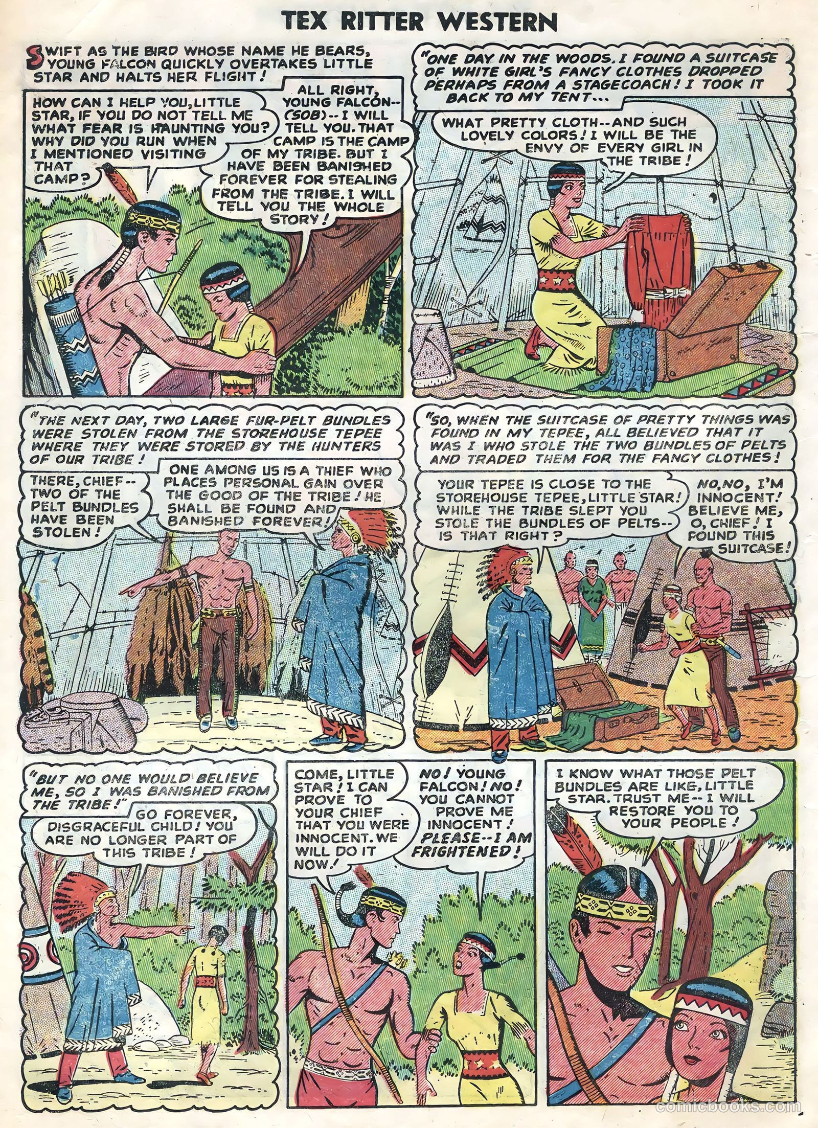 Tex Ritter Western #24 (1954) — page 14 of 36