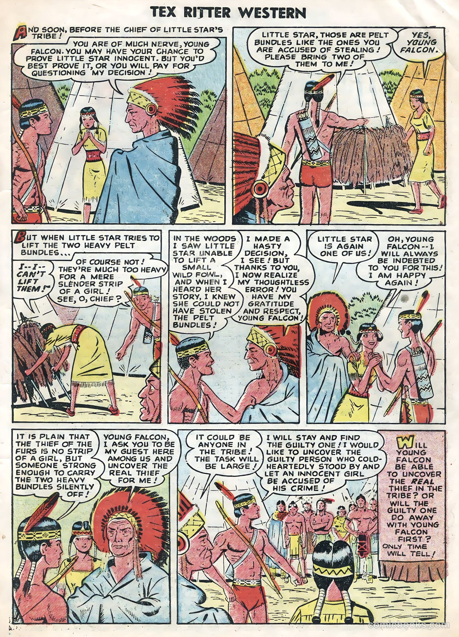 Tex Ritter Western #24 (1954) — page 15 of 36
