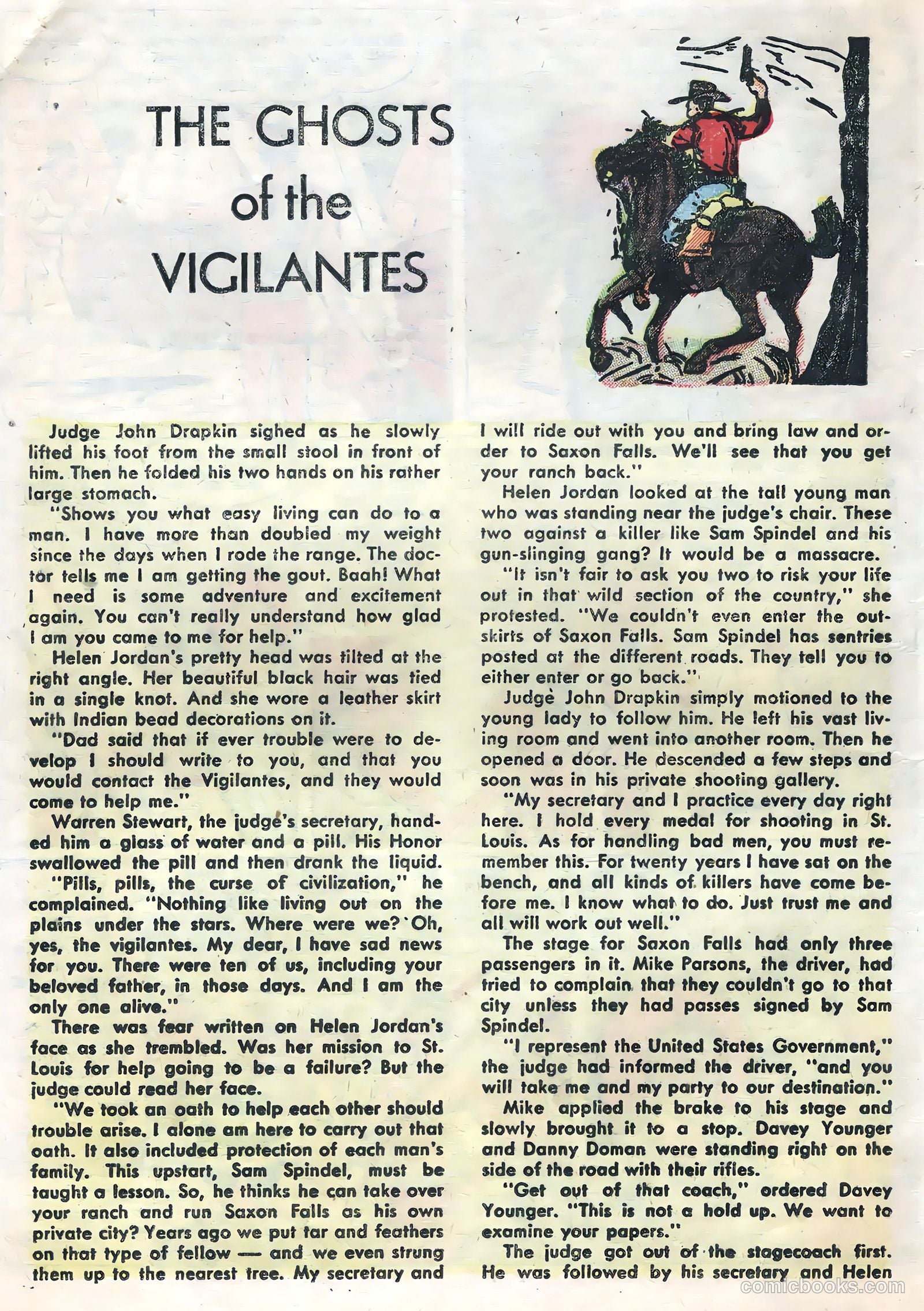 Tex Ritter Western #24 (1954) — page 16 of 36
