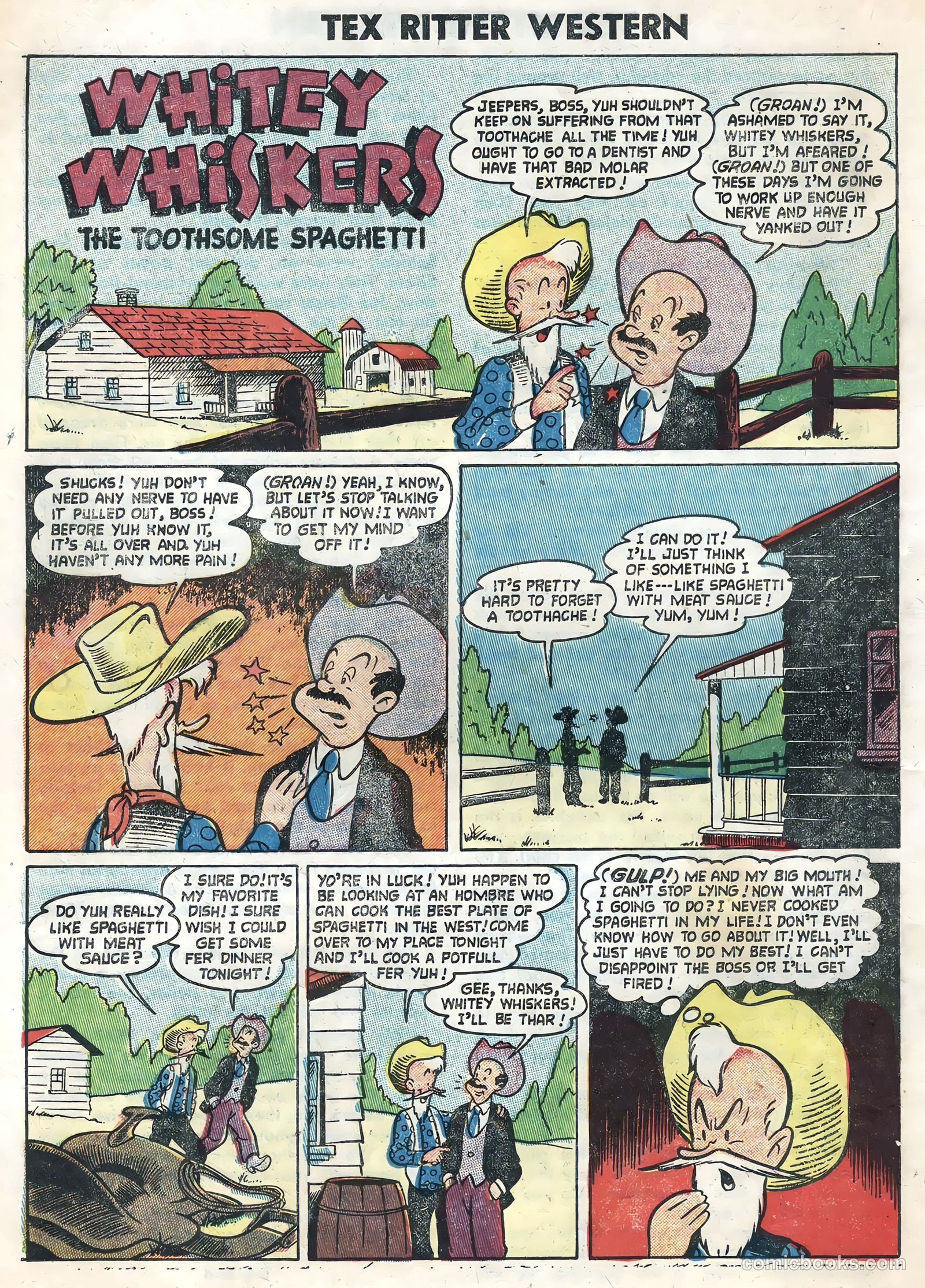 Tex Ritter Western #24 (1954) — page 18 of 36