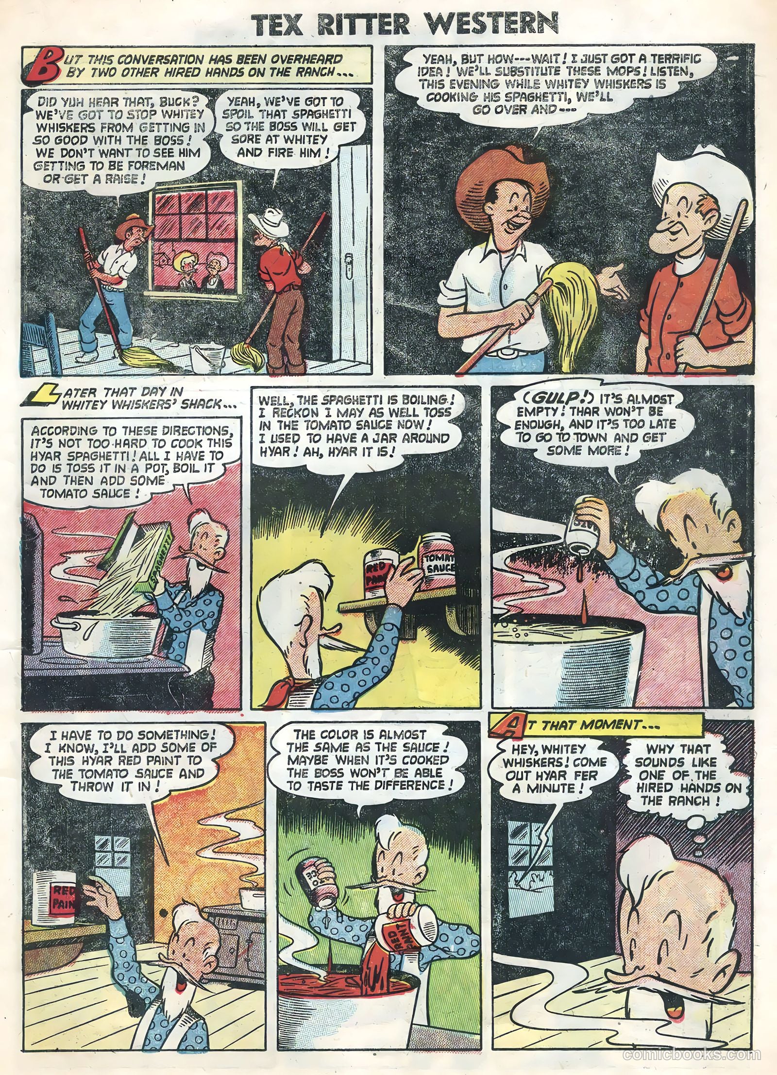 Tex Ritter Western #24 (1954) — page 19 of 36