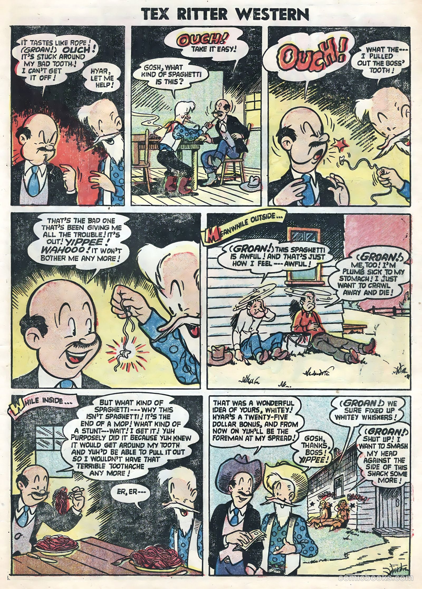 Tex Ritter Western #24 (1954) — page 21 of 36
