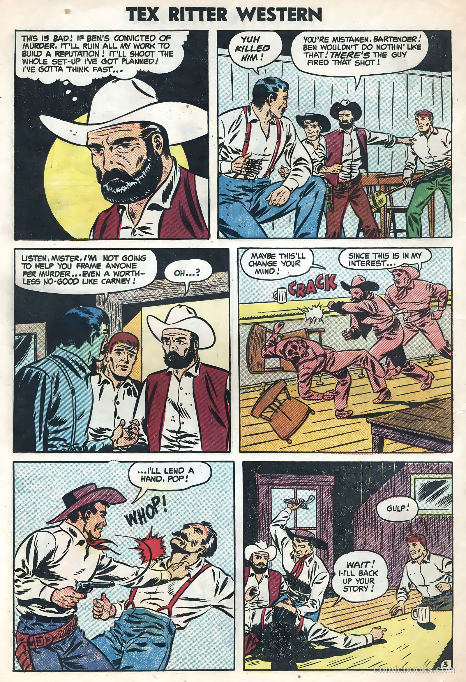 Tex Ritter Western #24 (1954) — page 24 of 36