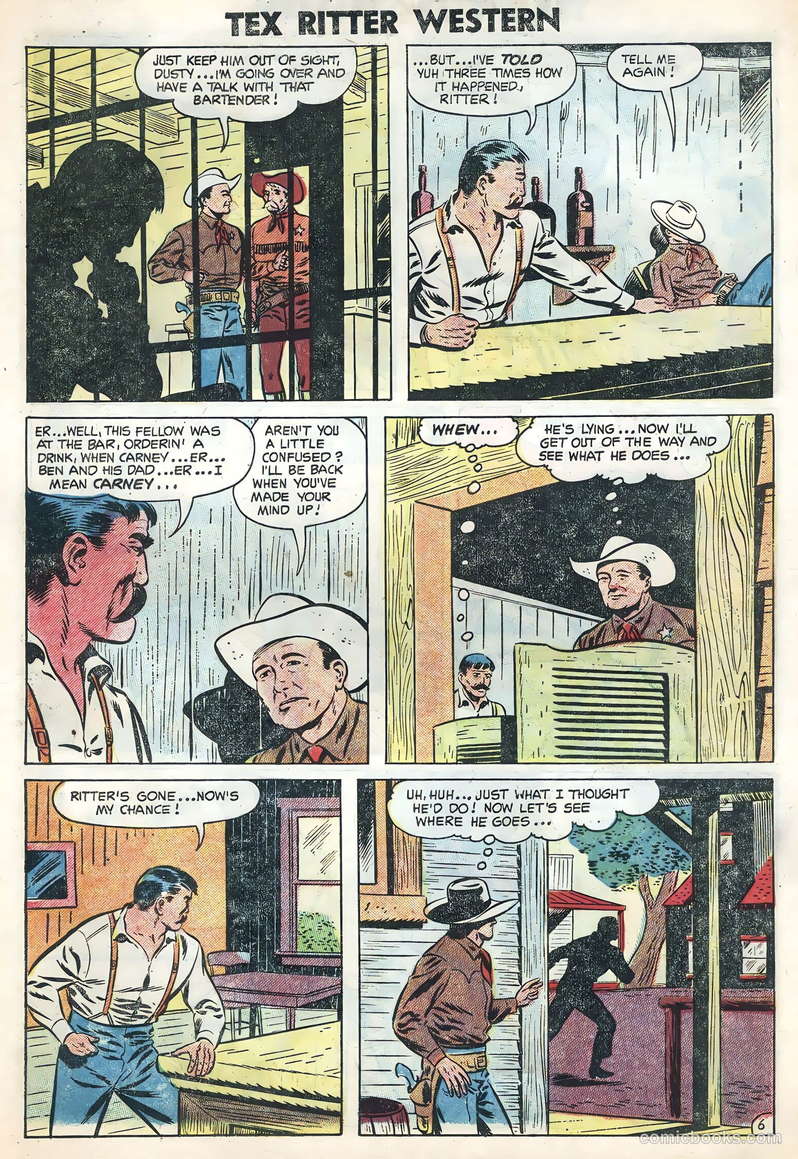 Tex Ritter Western #24 (1954) — page 27 of 36
