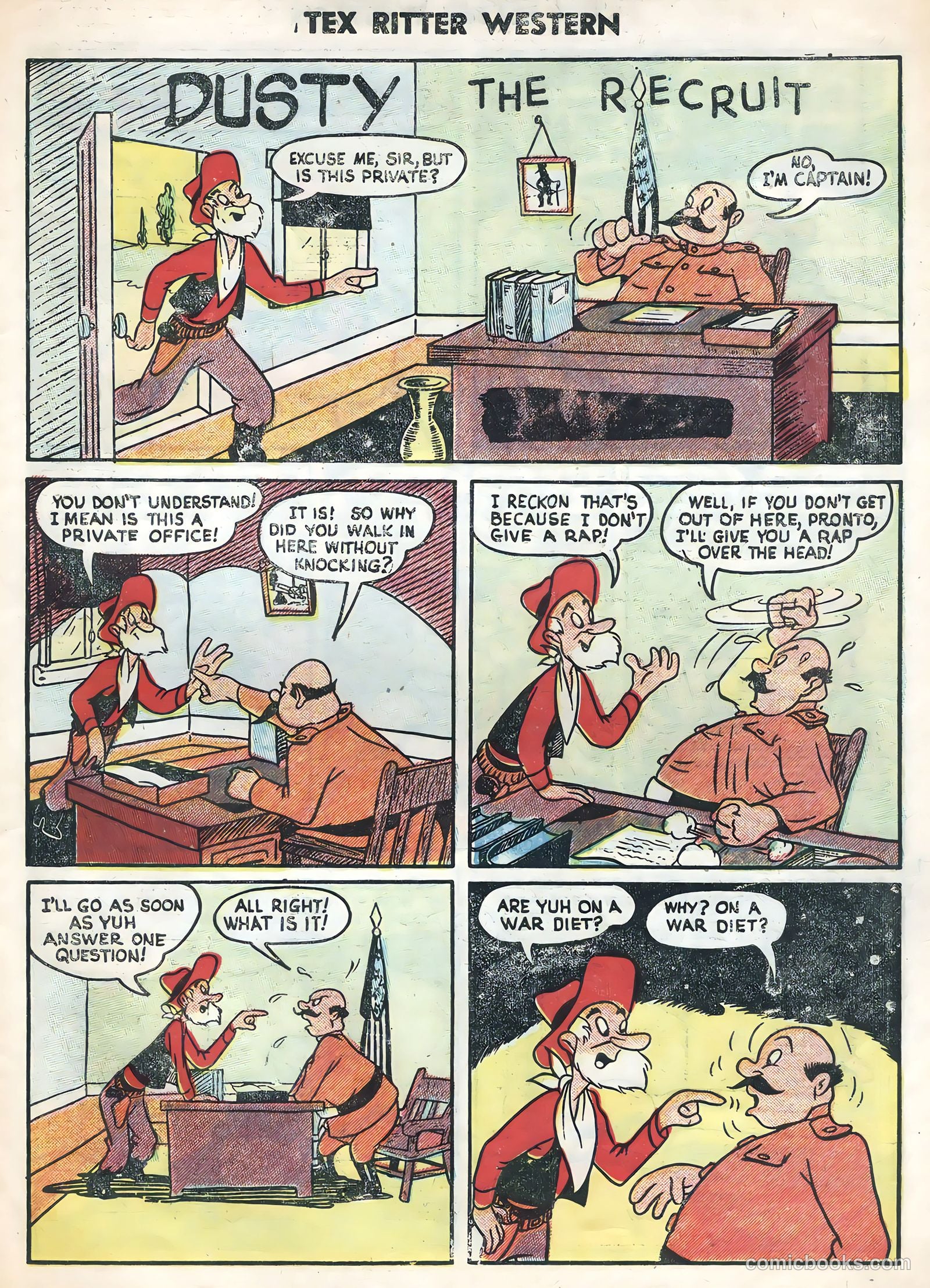 Tex Ritter Western #24 (1954) — page 31 of 36
