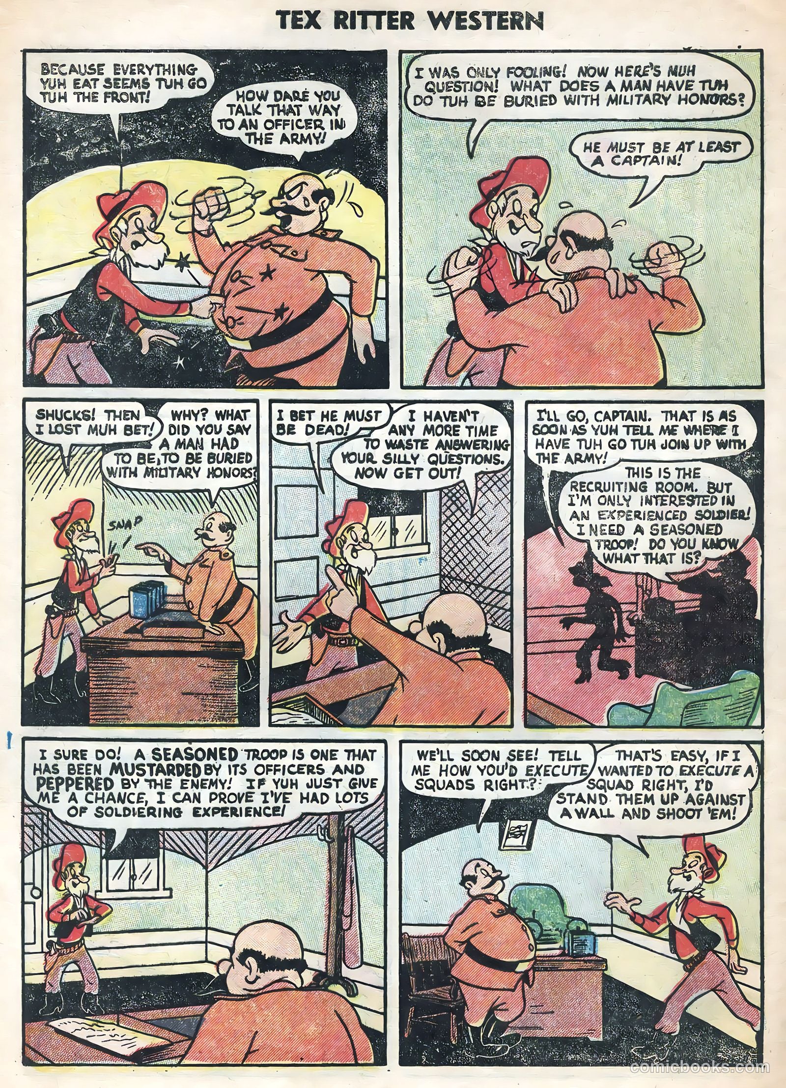 Tex Ritter Western #24 (1954) — page 32 of 36