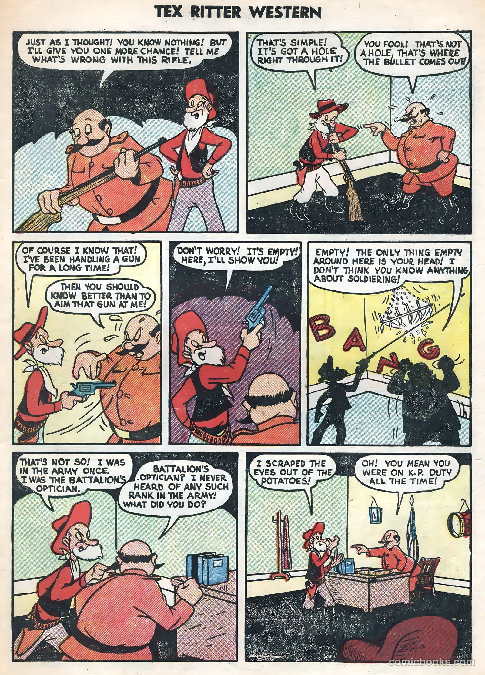 Tex Ritter Western #24 (1954) — page 33 of 36